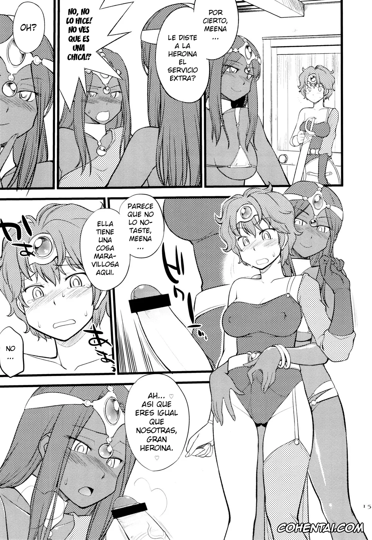 Dragon Quest porno, Maya porno, Meena porno, Sofia porno, GanGan Ikou yo! (Dragon Quest IV), pagina 14