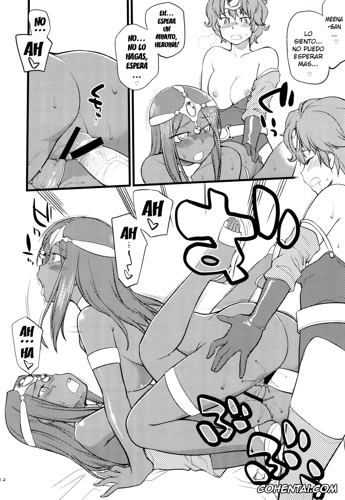Dragon Quest hentai, Maya hentai, Meena hentai, Sofia hentai, GanGan Ikou yo! (Dragon Quest IV), pagina 21