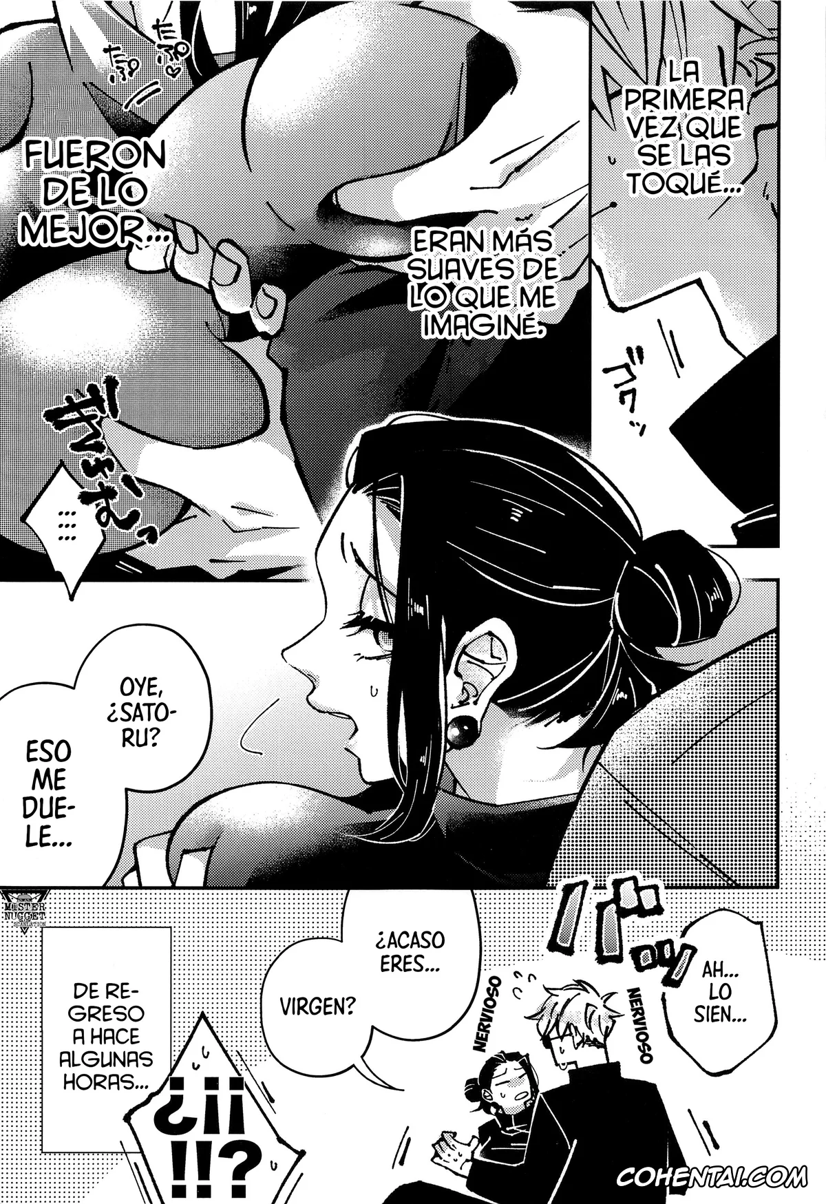 Jujutsu Kaisen hentai, Satoru Gojo hentai, Suguru Geto hentai, Nyo! (Jujutsu Kaisen), pagina 3