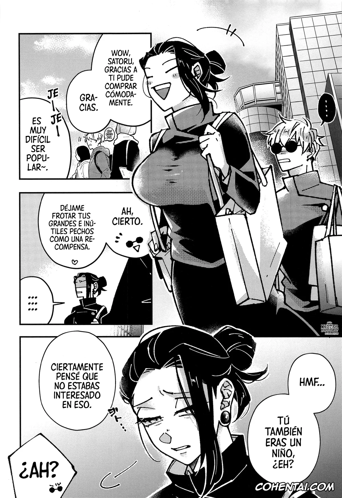 Jujutsu Kaisen xxx, Satoru Gojo xxx, Suguru Geto xxx, Nyo! (Jujutsu Kaisen), pagina 4