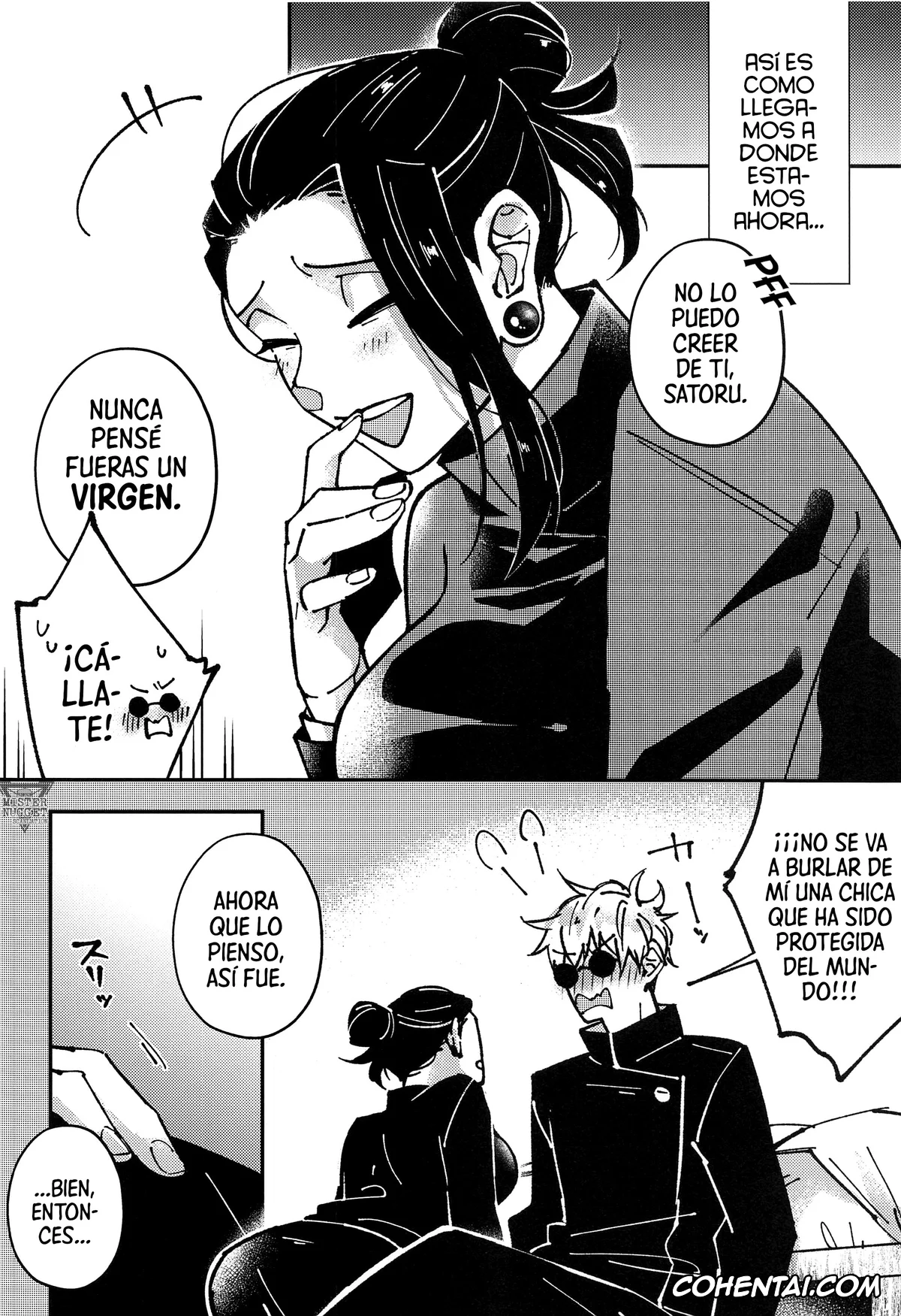 Jujutsu Kaisen hentai, Satoru Gojo hentai, Suguru Geto hentai, Nyo! (Jujutsu Kaisen), pagina 6