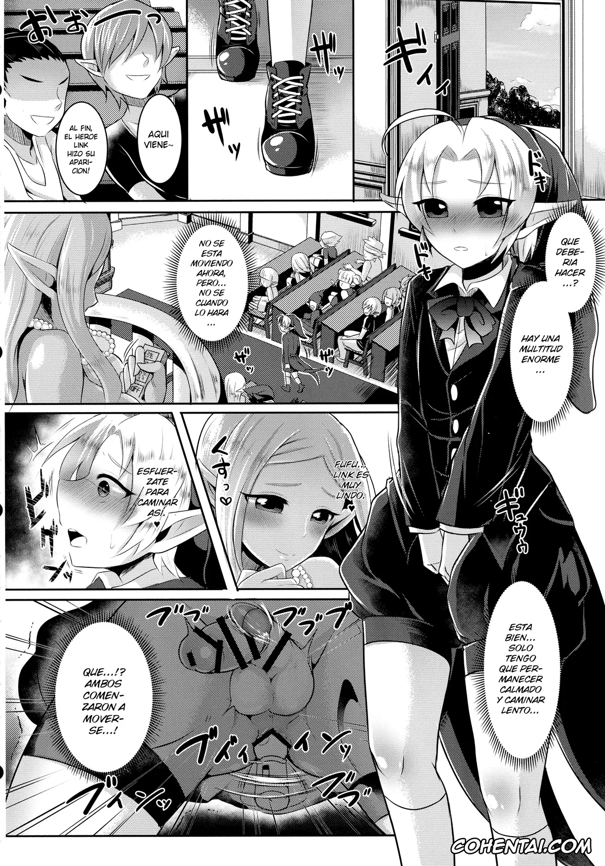 The Legend Of Zelda porno, Link porno, Princess Zelda porno, Futanari Zelda Hime to Dokidoki = Kekkonshiki (The Legend Of Zelda), pagina 8