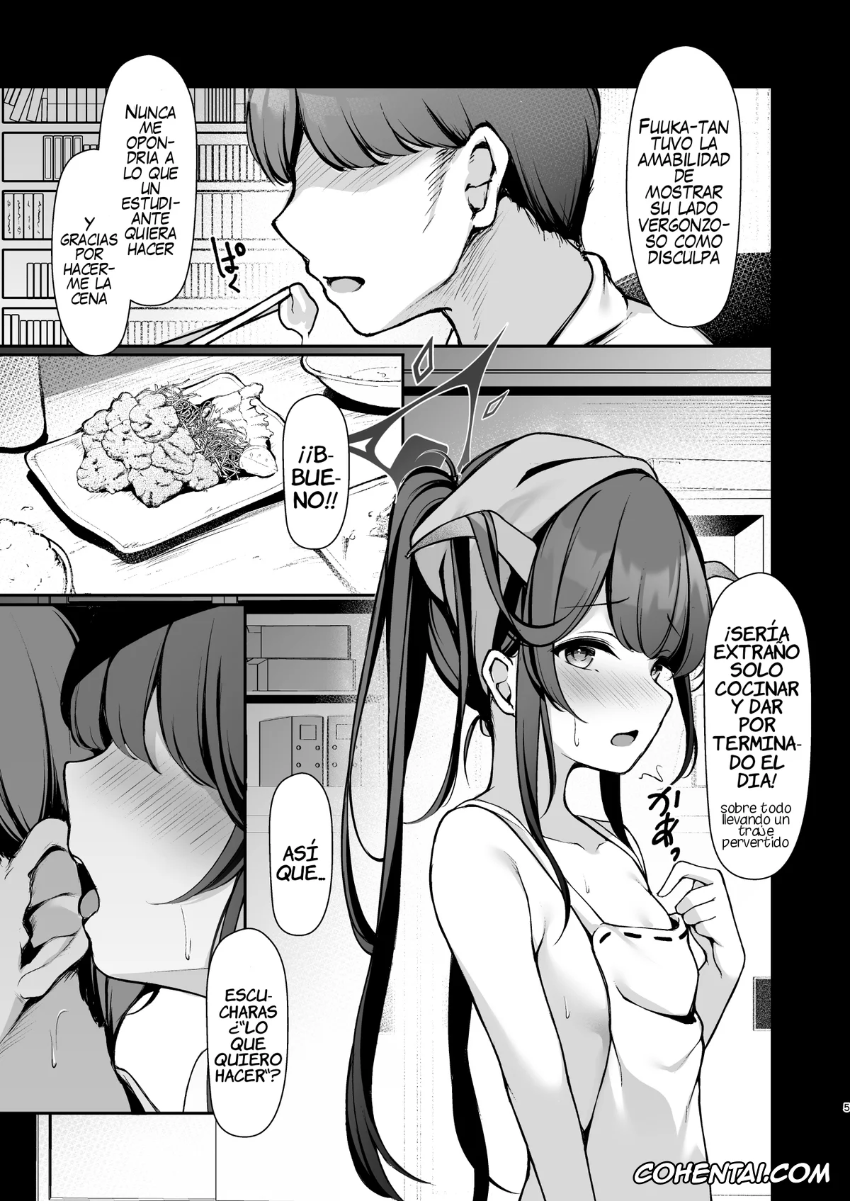 Blue Archive hentai, Fuuka Aikiyo hentai, Sensei hentai, Akuma no Seihoushi (Blue Archive), pagina 6