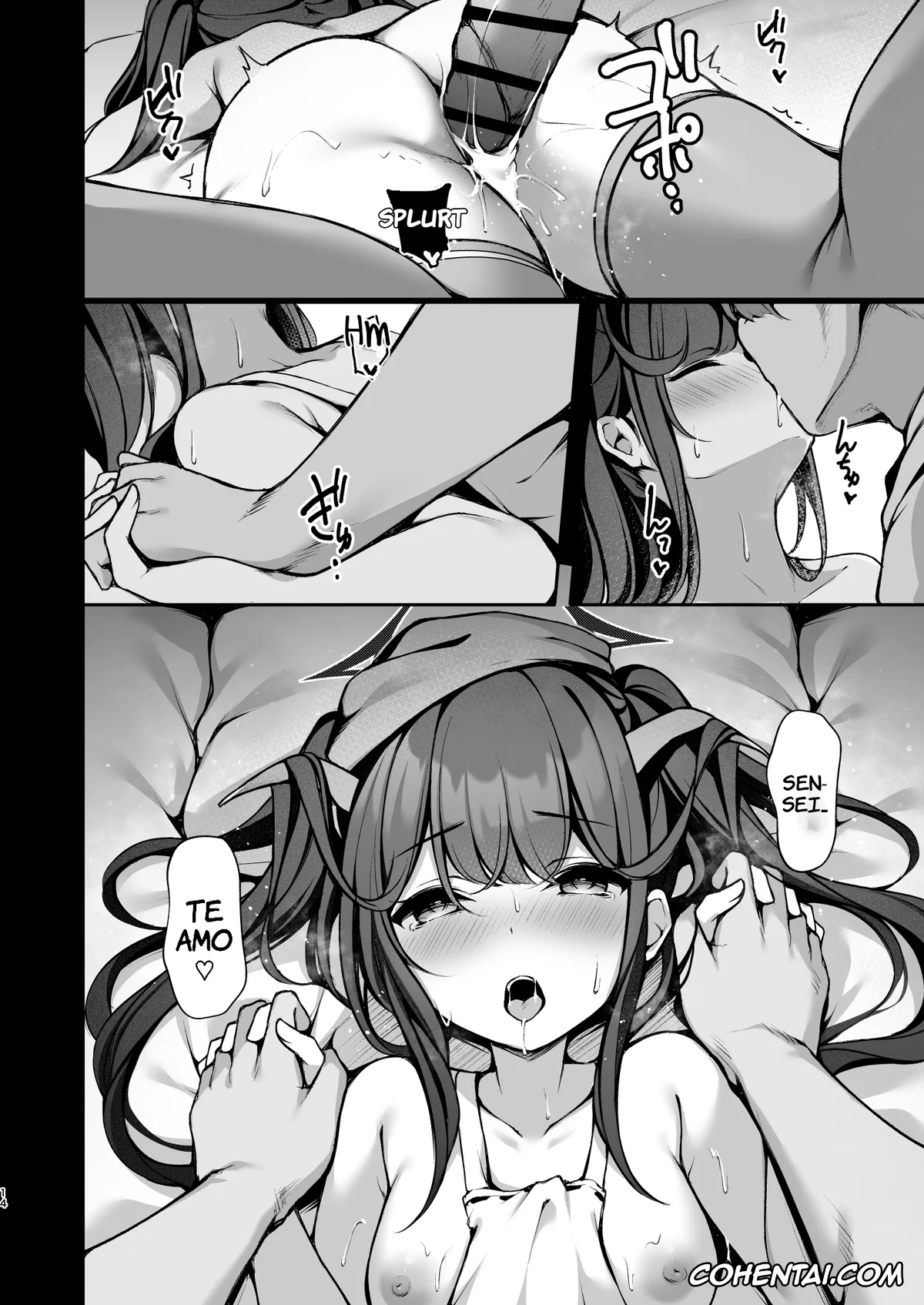 Blue Archive hentai, Fuuka Aikiyo hentai, Sensei hentai, Akuma no Seihoushi (Blue Archive), pagina 15