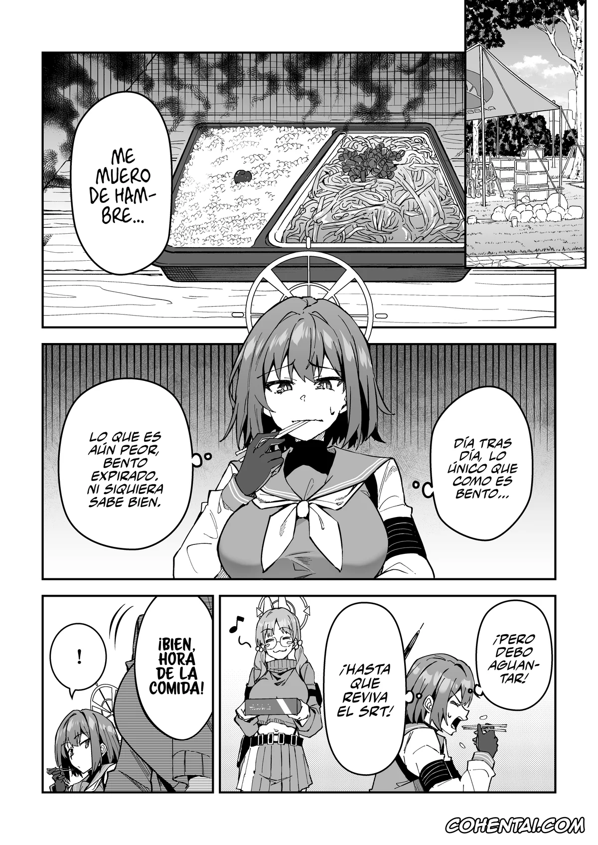 Blue Archive xxx, Saki Sorai xxx, Sensei xxx, Yokujou Usagi no Shokuryou Choutatsu Sakusen (Blue Archive), pagina 4