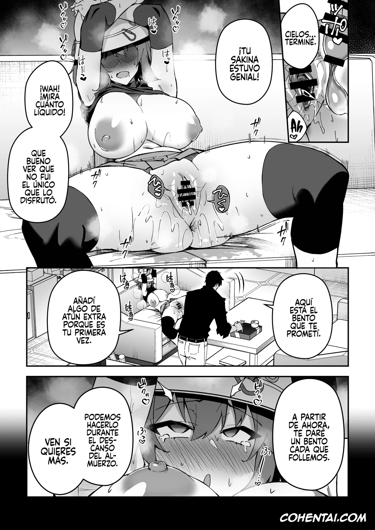 Blue Archive hentai, Saki Sorai hentai, Sensei hentai, Yokujou Usagi no Shokuryou Choutatsu Sakusen (Blue Archive), pagina 18
