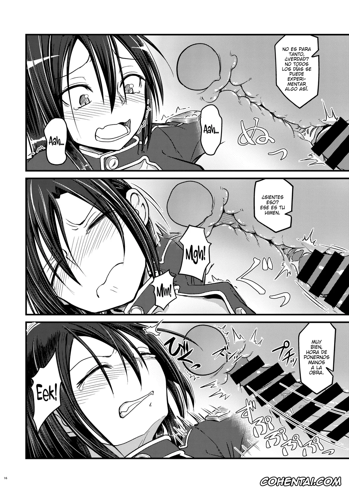 Sword Art Online porno, Kazuto Kirigaya | Kirito porno, Kiriko Route Another #01 ~Kousoku Denma Shojo Soushitsu Hen~ (Sword Art Online), pagina 14