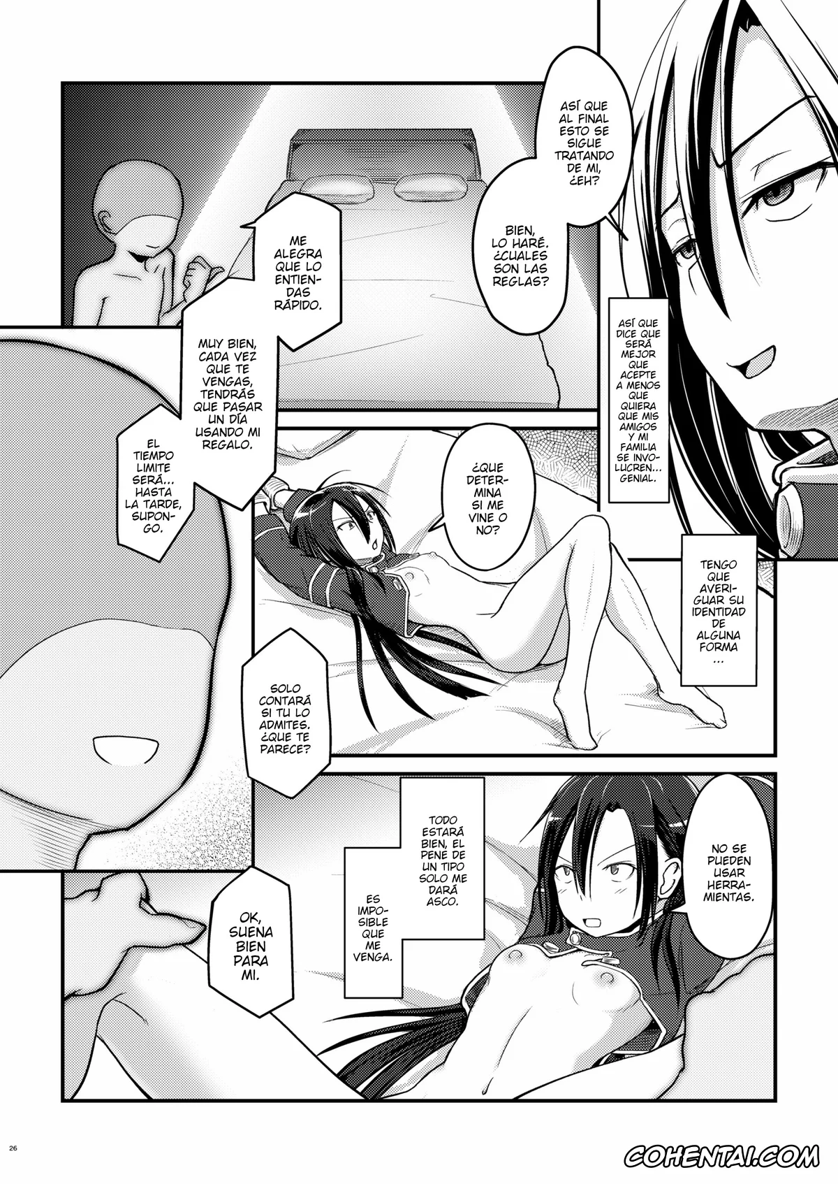 Sword Art Online hentai, Kazuto Kirigaya | Kirito hentai, Kiriko Route Another #01 ~Kousoku Denma Shojo Soushitsu Hen~ (Sword Art Online), pagina 24