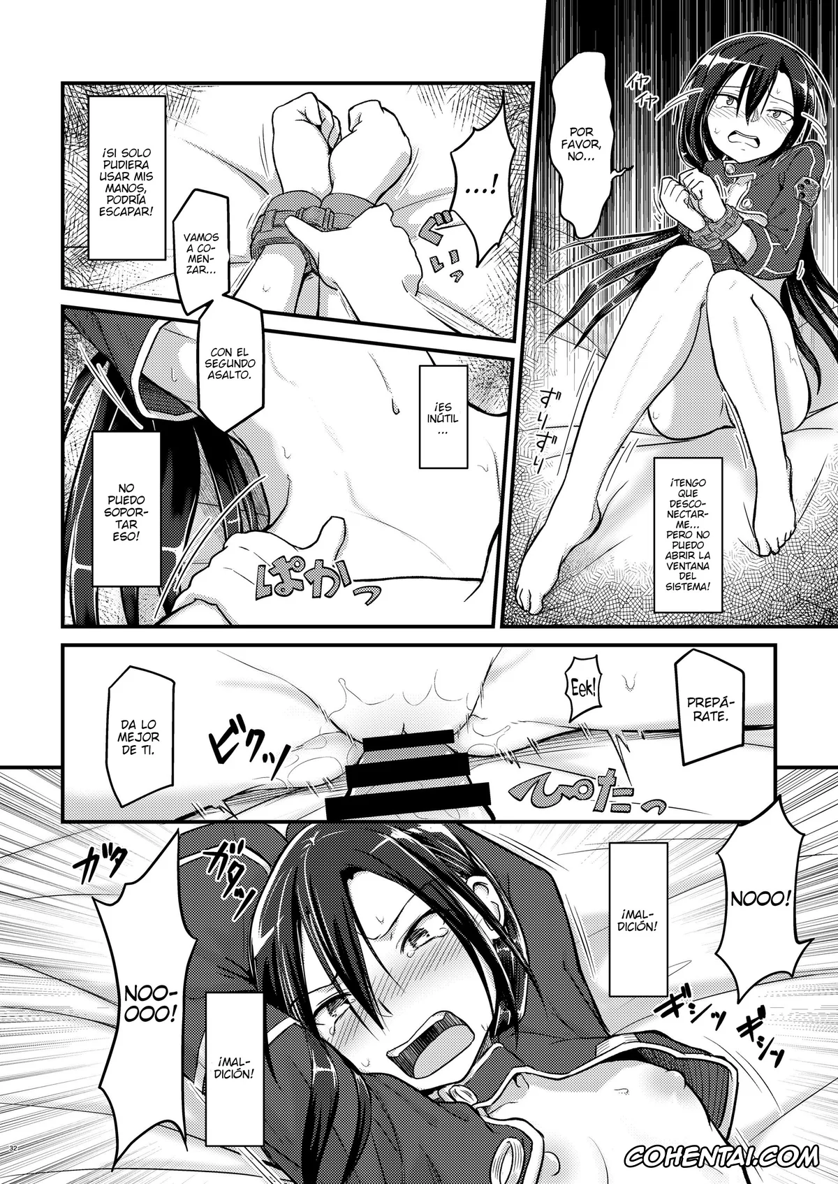 Sword Art Online hentai, Kazuto Kirigaya | Kirito hentai, Kiriko Route Another #01 ~Kousoku Denma Shojo Soushitsu Hen~ (Sword Art Online), pagina 30