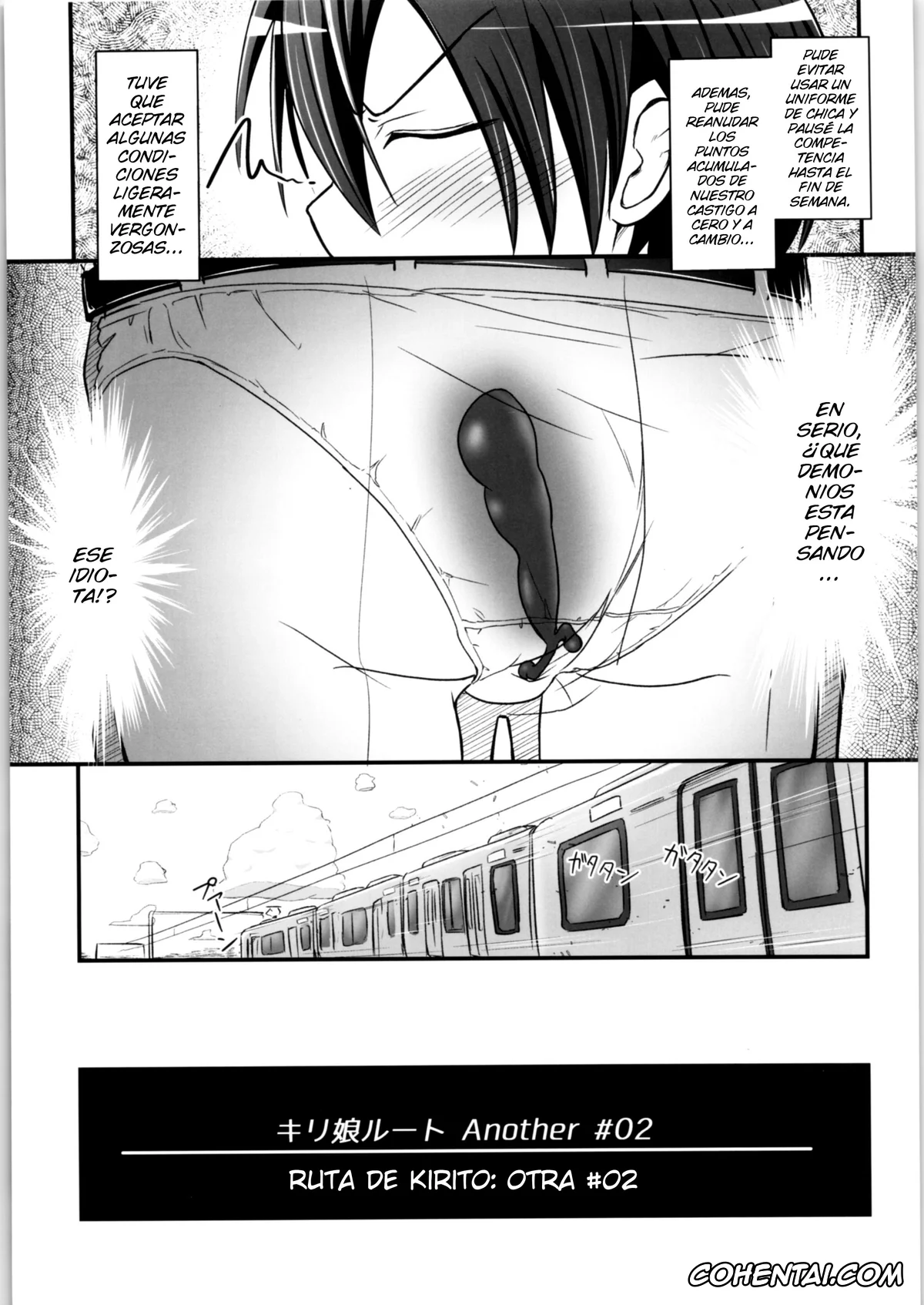 Sword Art Online xxx, Kazuto Kirigaya | Kirito xxx, Kiriko Route Another #02 ~Shitagi Josou Jii Kyouyou Hen~ (Sword Art Online), pagina 4
