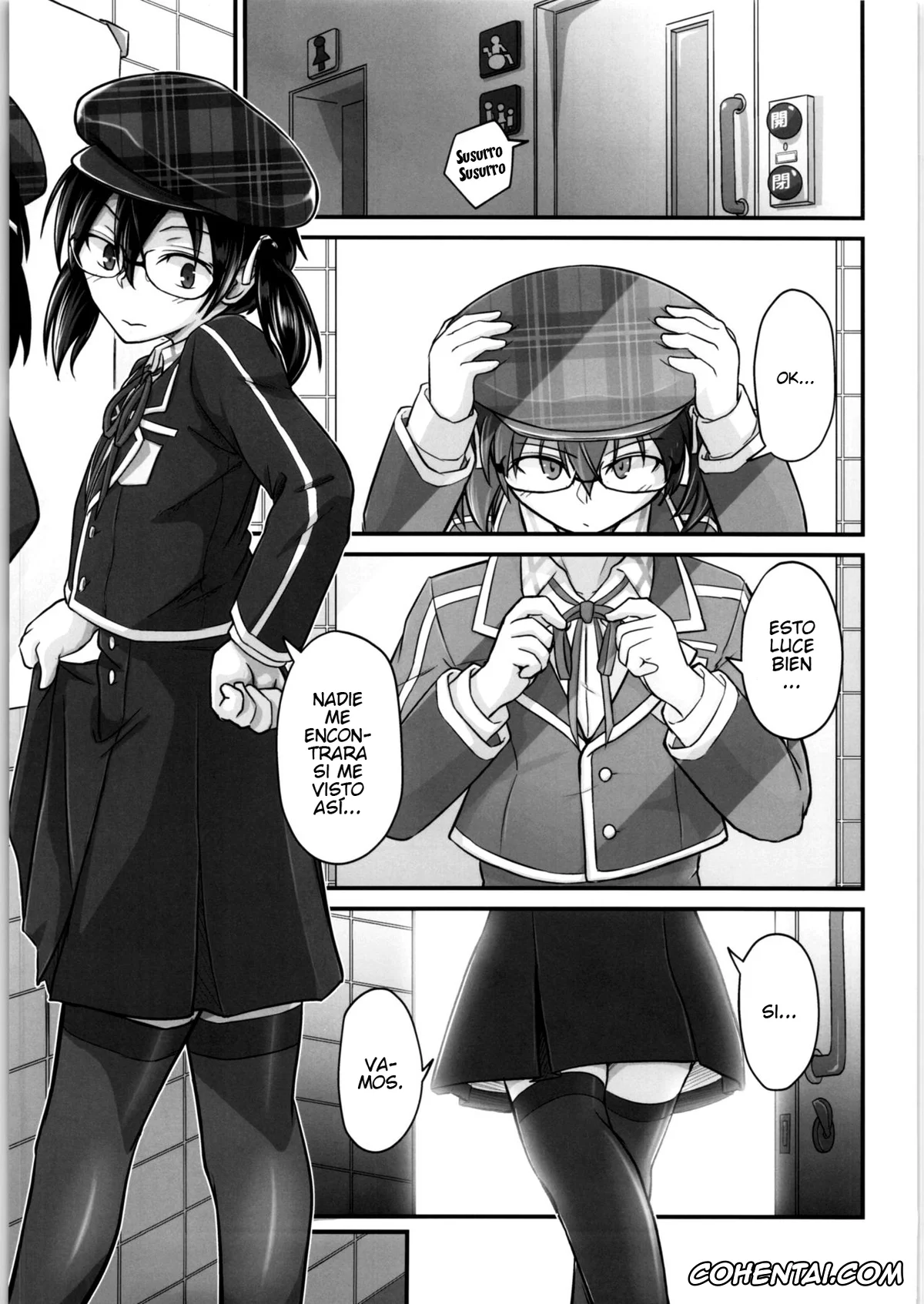 Sword Art Online porno, Kazuto Kirigaya | Kirito porno, Kiriko Route Another #05 ~Seifuku Josou Anal Junchi Hen~ (Sword Art Online), pagina 2