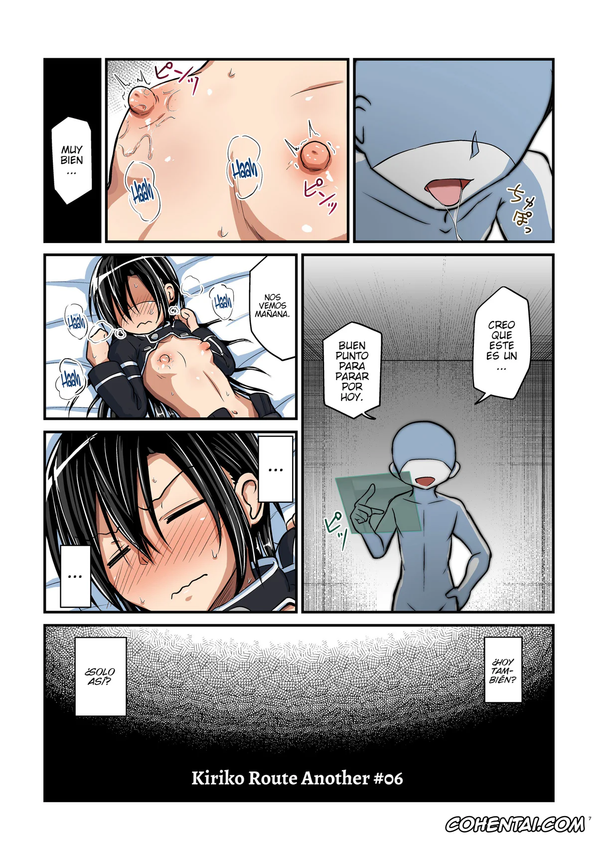 Sword Art Online xxx, Kazuto Kirigaya | Kirito xxx, Kiriko Route Another #06 ~Nyotai Kanraku SAO Cos Ryoujoku Hen~ (Sword Art Online), pagina 7