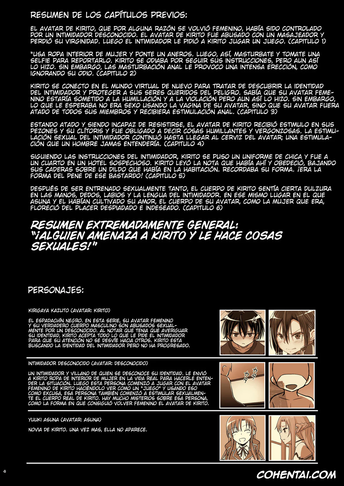Sword Art Online xxx, Kazuto Kirigaya | Kirito xxx, Kiriko Route Another #07 ~Yagai Josou SAO Kouen Rape Hen~ (Sword Art Online), pagina 4