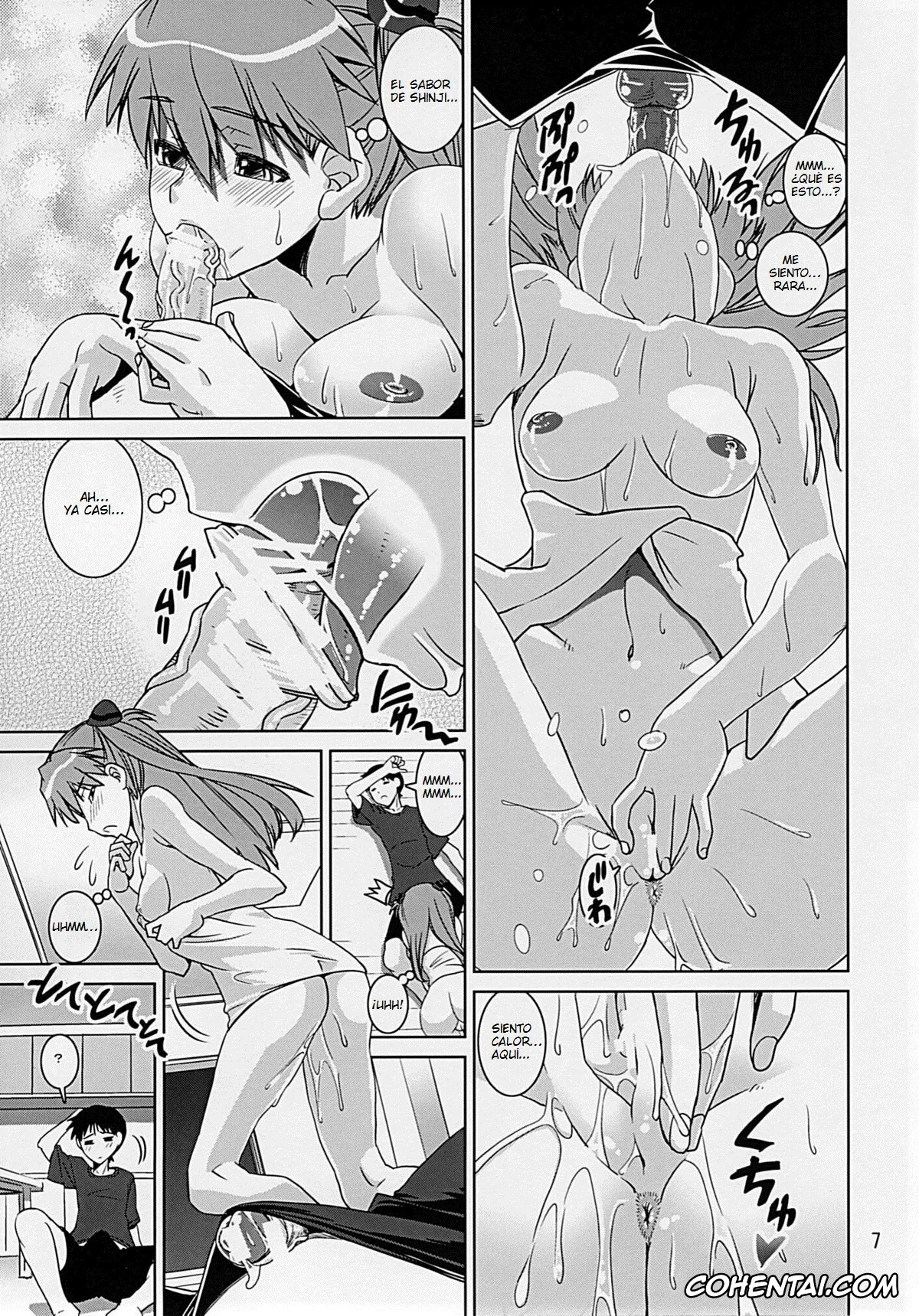 Neon Genesis Evangelion hentai, Asuka Langley Soryu hentai, Shinji Ikari hentai, Eva Shiki (Neon Genesis Evangelion), pagina 6
