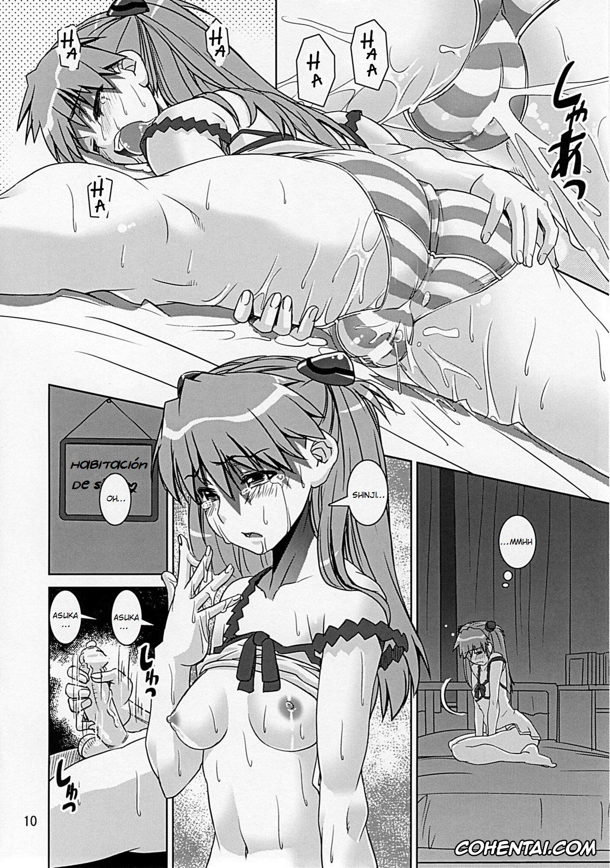 Neon Genesis Evangelion hentai, Asuka Langley Soryu hentai, Shinji Ikari hentai, Eva Shiki (Neon Genesis Evangelion), pagina 9
