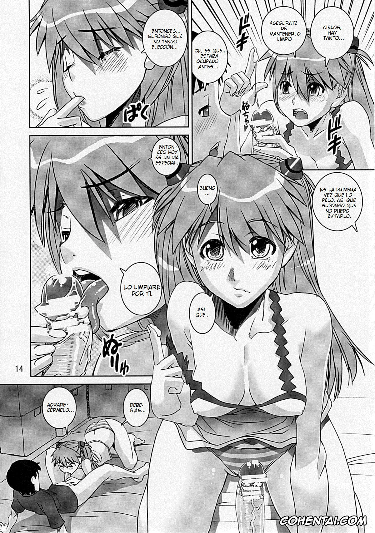 Neon Genesis Evangelion xxx, Asuka Langley Soryu xxx, Shinji Ikari xxx, Eva Shiki (Neon Genesis Evangelion), pagina 13