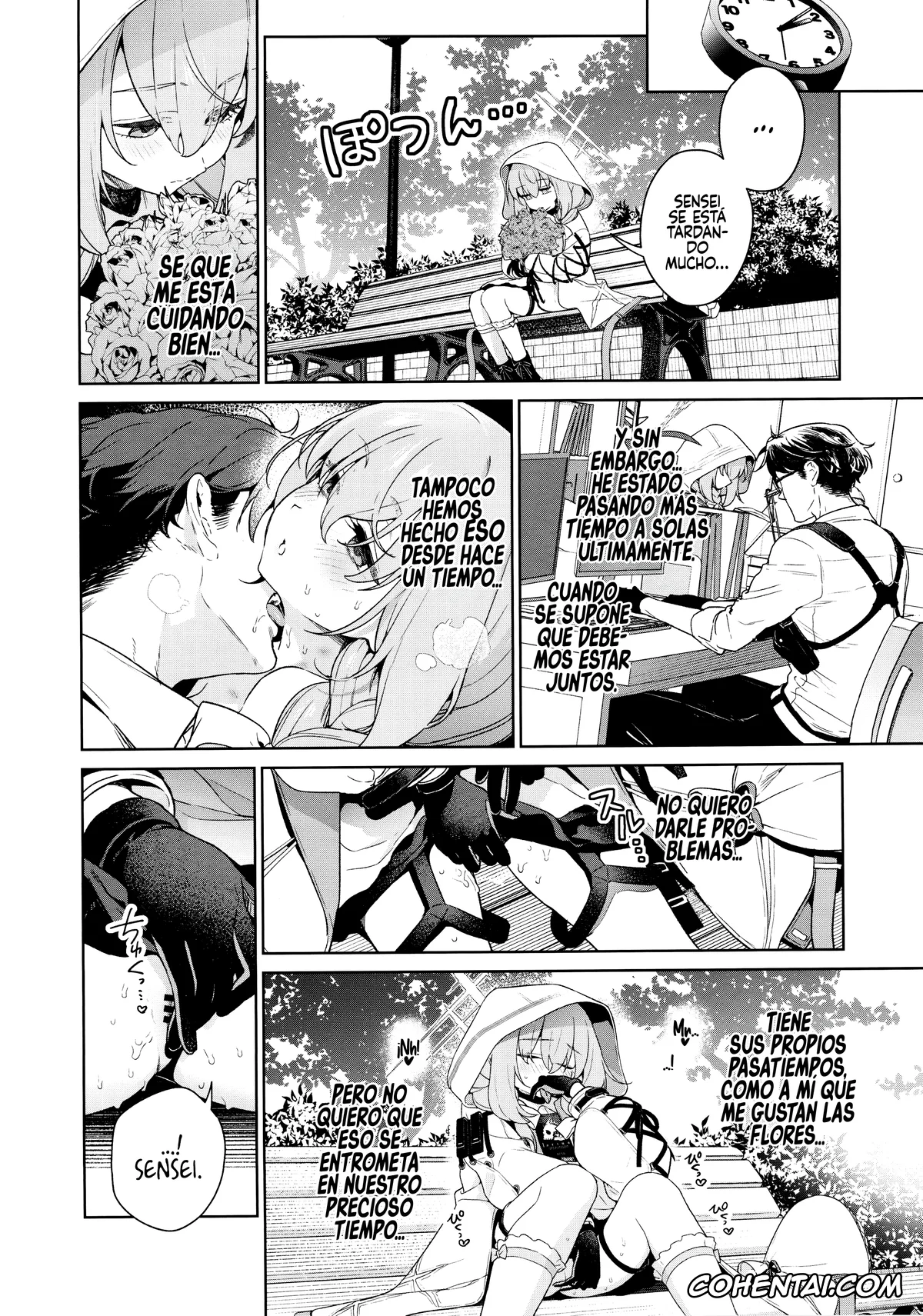Blue Archive hentai, Atsuko Hakari hentai, Sensei hentai, Oshiete, Sensei (Blue Archive), pagina 3