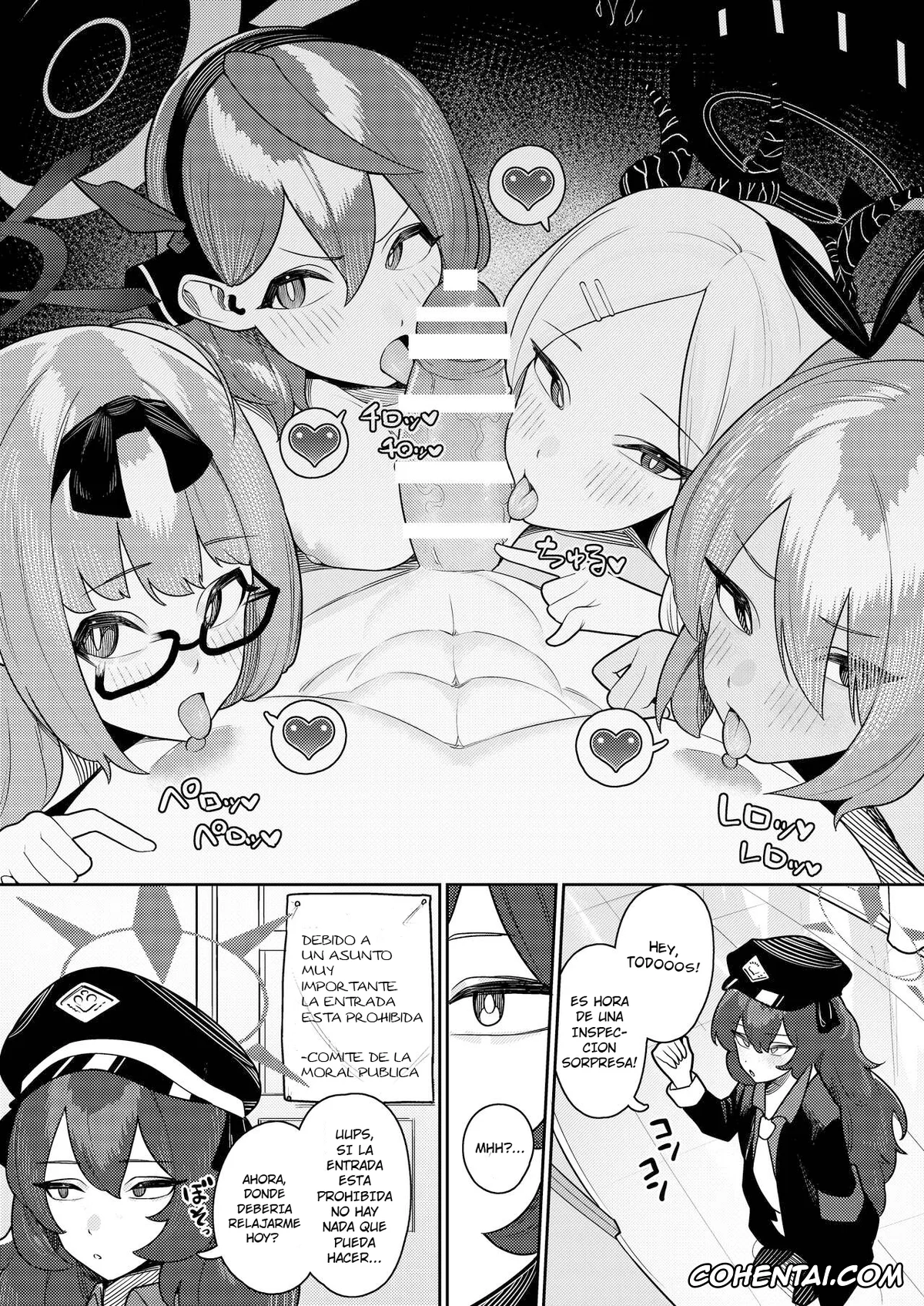 Blue Archive xxx, Akane Murokasa xxx, Ako Amau xxx, Asuna Ichinose xxx, Chinatsu Hinomiya xxx, Hina Sorasaki xxx, Iori Shiromi xxx, Karin Kakudate xxx, Neru Mikamo xxx, Sensei xxx, Toki Asuma xxx, Byuru Archive (Fuuki Iinkai Hen) (Blue Archive), pagina 25