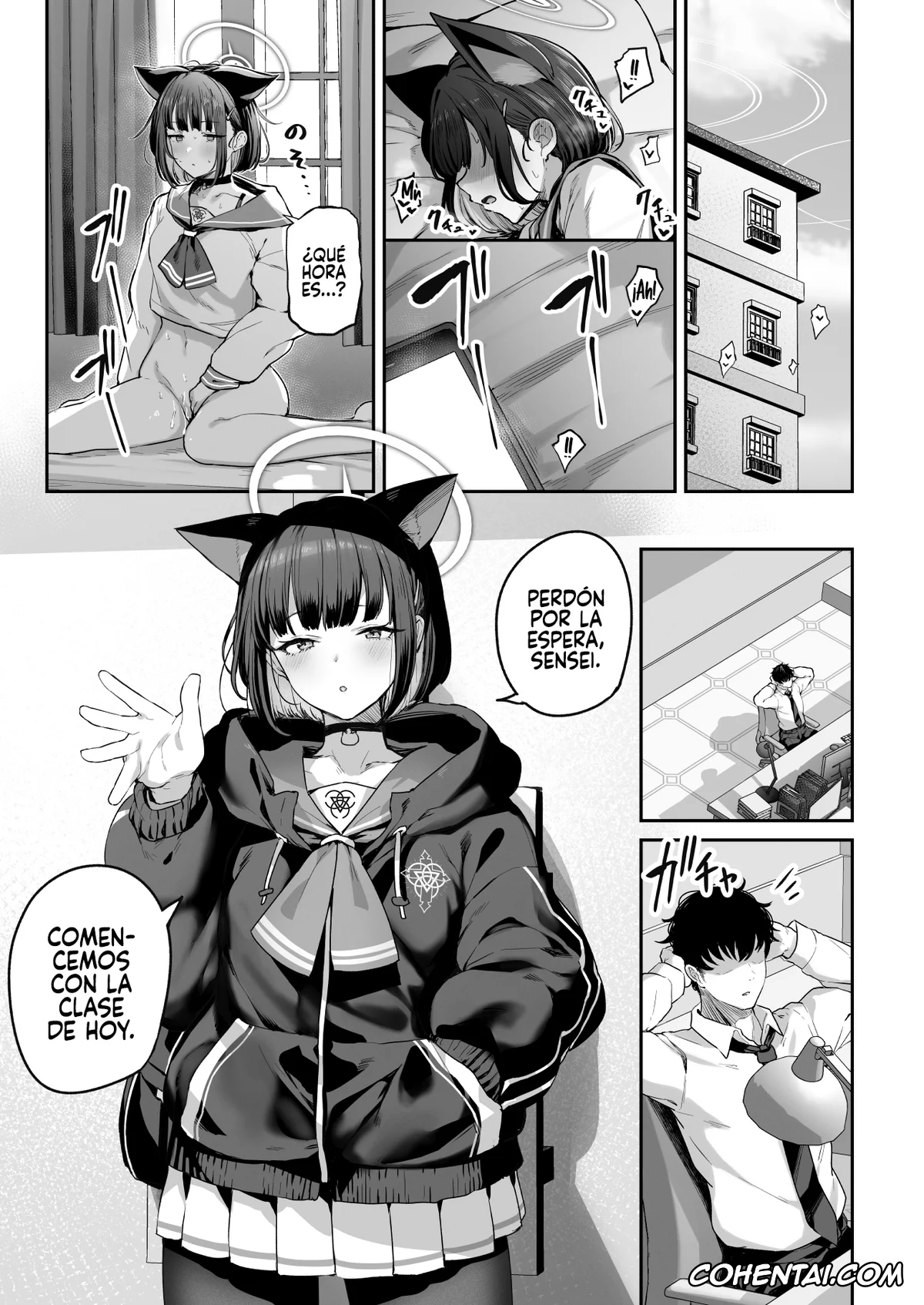 Blue Archive hentai, Kazusa Kyouyama hentai, Reisa Uzawa hentai, Sensei hentai, Tokoton Yacchau Kyouyama Kazusa (Blue Archive), pagina 3