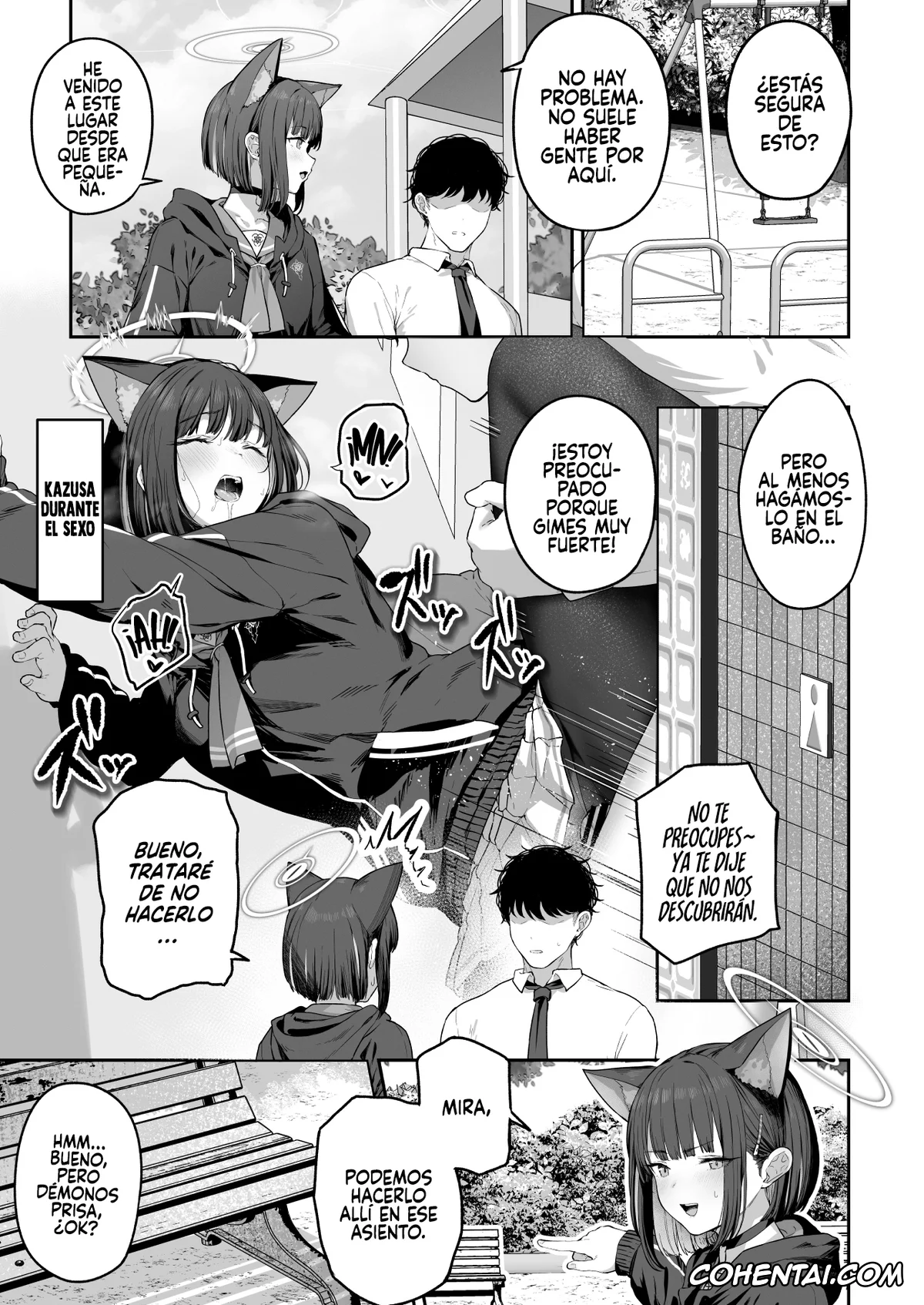 Blue Archive xxx, Kazusa Kyouyama xxx, Reisa Uzawa xxx, Sensei xxx, Tokoton Yacchau Kyouyama Kazusa (Blue Archive), pagina 25