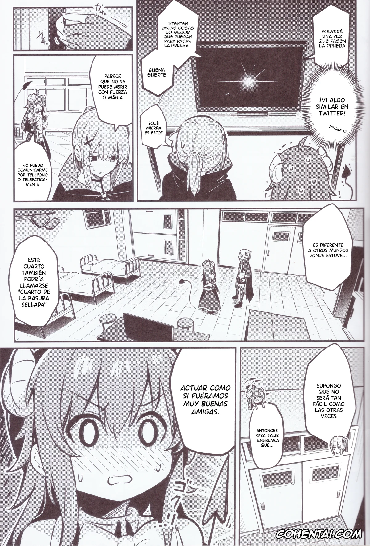 Machikado Mazoku | The Demon Girl Next Door hentai, Momo Chiyoda hentai, Yuko Yoshida | Shamiko hentai, Mazoku wa Shukuteki to Nakayoshi Shinai to Derarenai Heya ni, Tojikomerarete Shimatta! (Machikado Mazoku), pagina 12