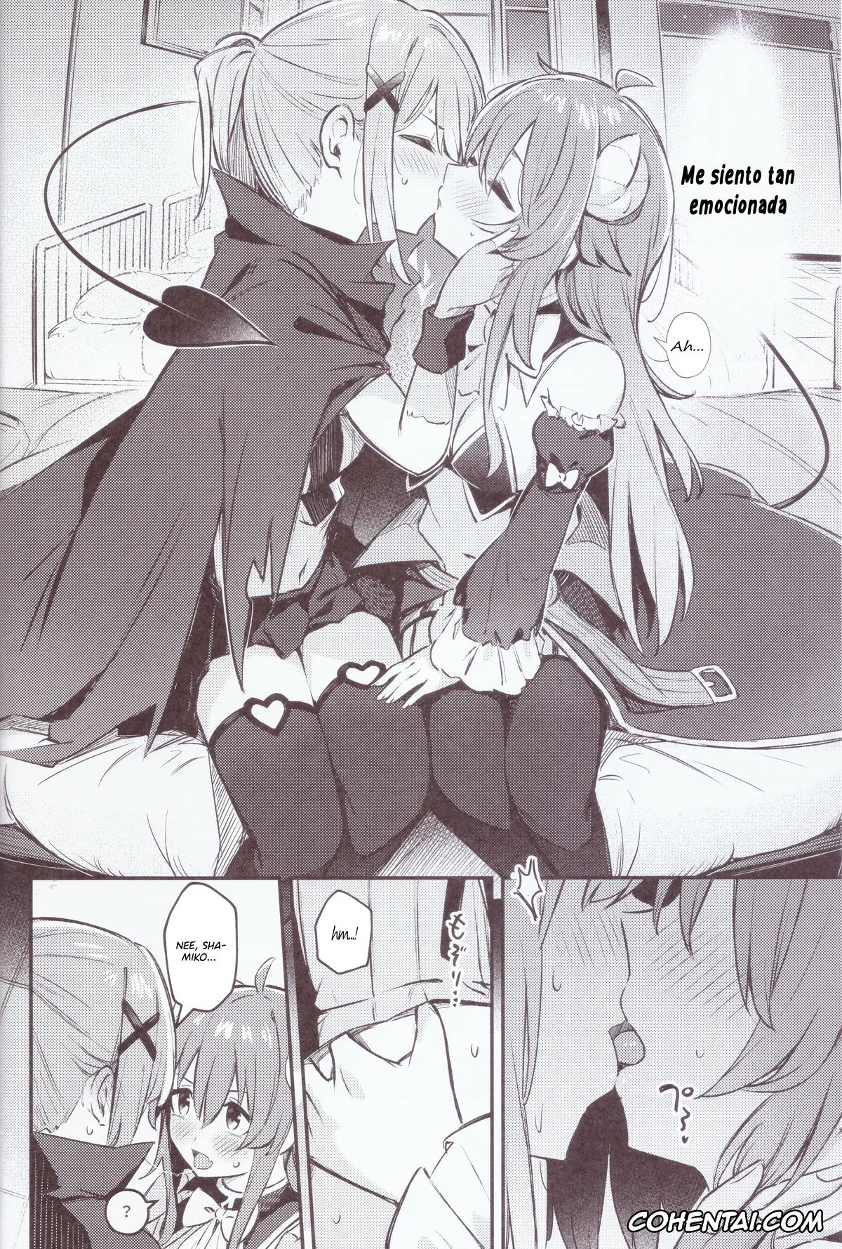 Machikado Mazoku | The Demon Girl Next Door hentai, Momo Chiyoda hentai, Yuko Yoshida | Shamiko hentai, Mazoku wa Shukuteki to Nakayoshi Shinai to Derarenai Heya ni, Tojikomerarete Shimatta! (Machikado Mazoku), pagina 15
