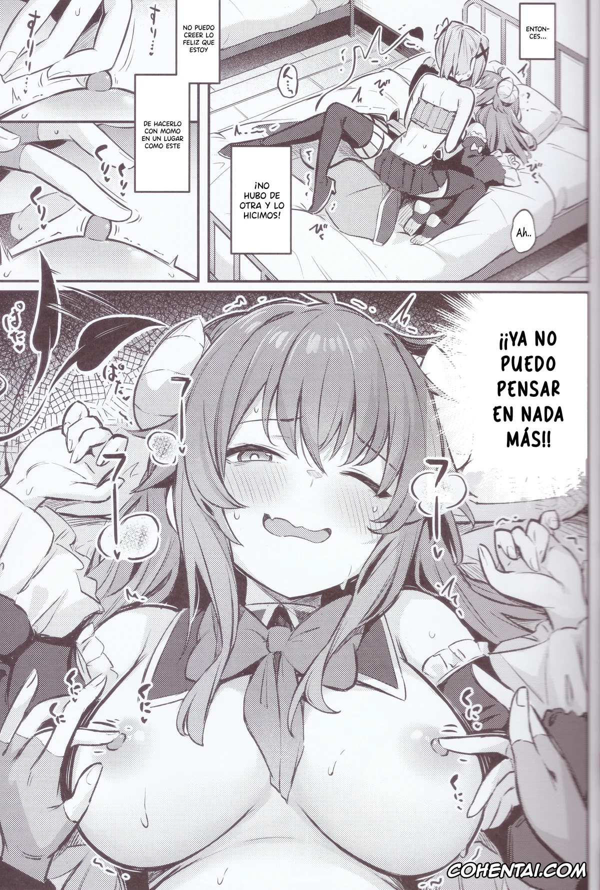 Machikado Mazoku | The Demon Girl Next Door hentai, Momo Chiyoda hentai, Yuko Yoshida | Shamiko hentai, Mazoku wa Shukuteki to Nakayoshi Shinai to Derarenai Heya ni, Tojikomerarete Shimatta! (Machikado Mazoku), pagina 18