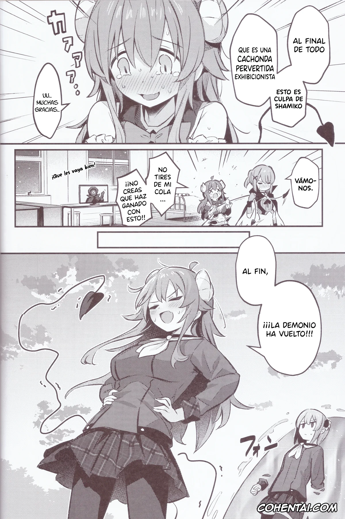 Machikado Mazoku | The Demon Girl Next Door porno, Momo Chiyoda porno, Yuko Yoshida | Shamiko porno, Mazoku wa Shukuteki to Nakayoshi Shinai to Derarenai Heya ni, Tojikomerarete Shimatta! (Machikado Mazoku), pagina 35