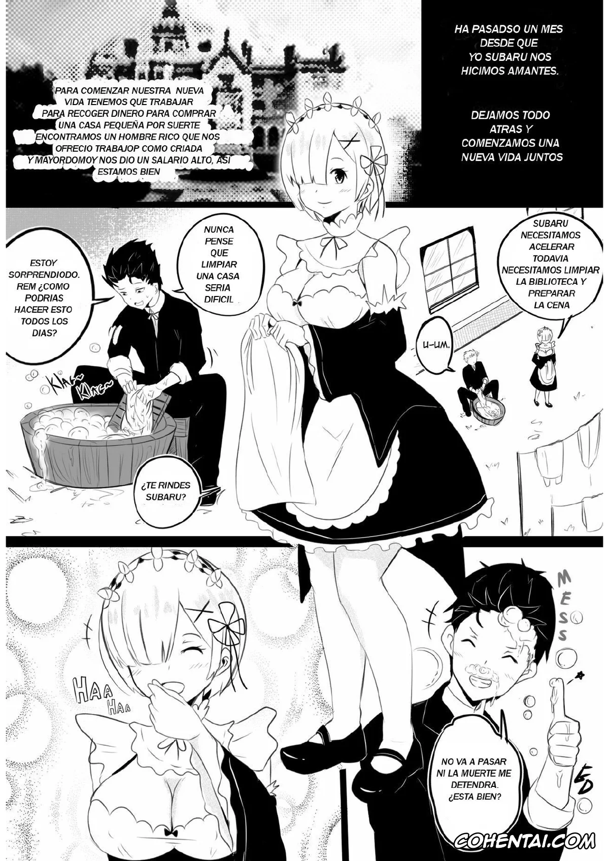 Re:Zero kara Hajimeru Isekai Seikatsu xxx, B-Trayal 17 Rem (Re:Zero kara Hajimeru Isekai Seikatsu), pagina 1