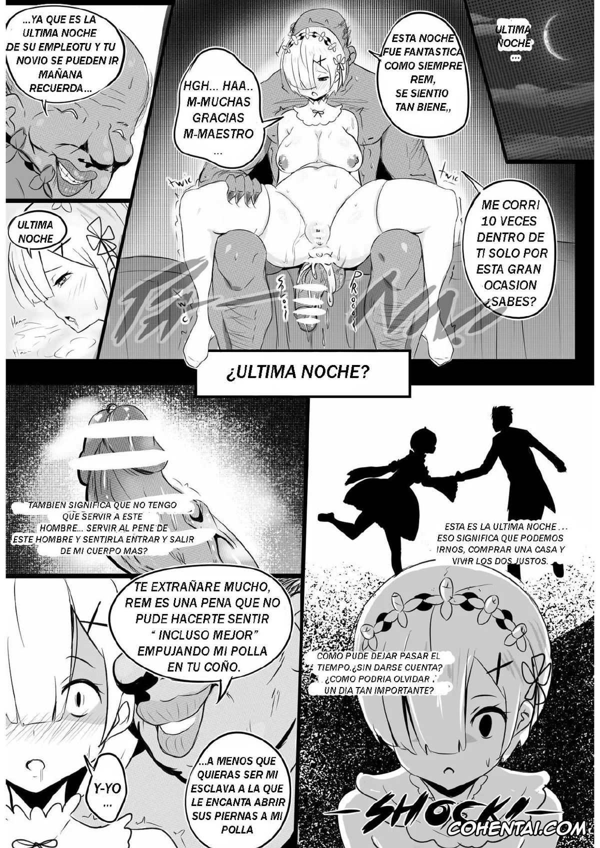 Re:Zero kara Hajimeru Isekai Seikatsu porno, B-Trayal 17 Rem (Re:Zero kara Hajimeru Isekai Seikatsu), pagina 8