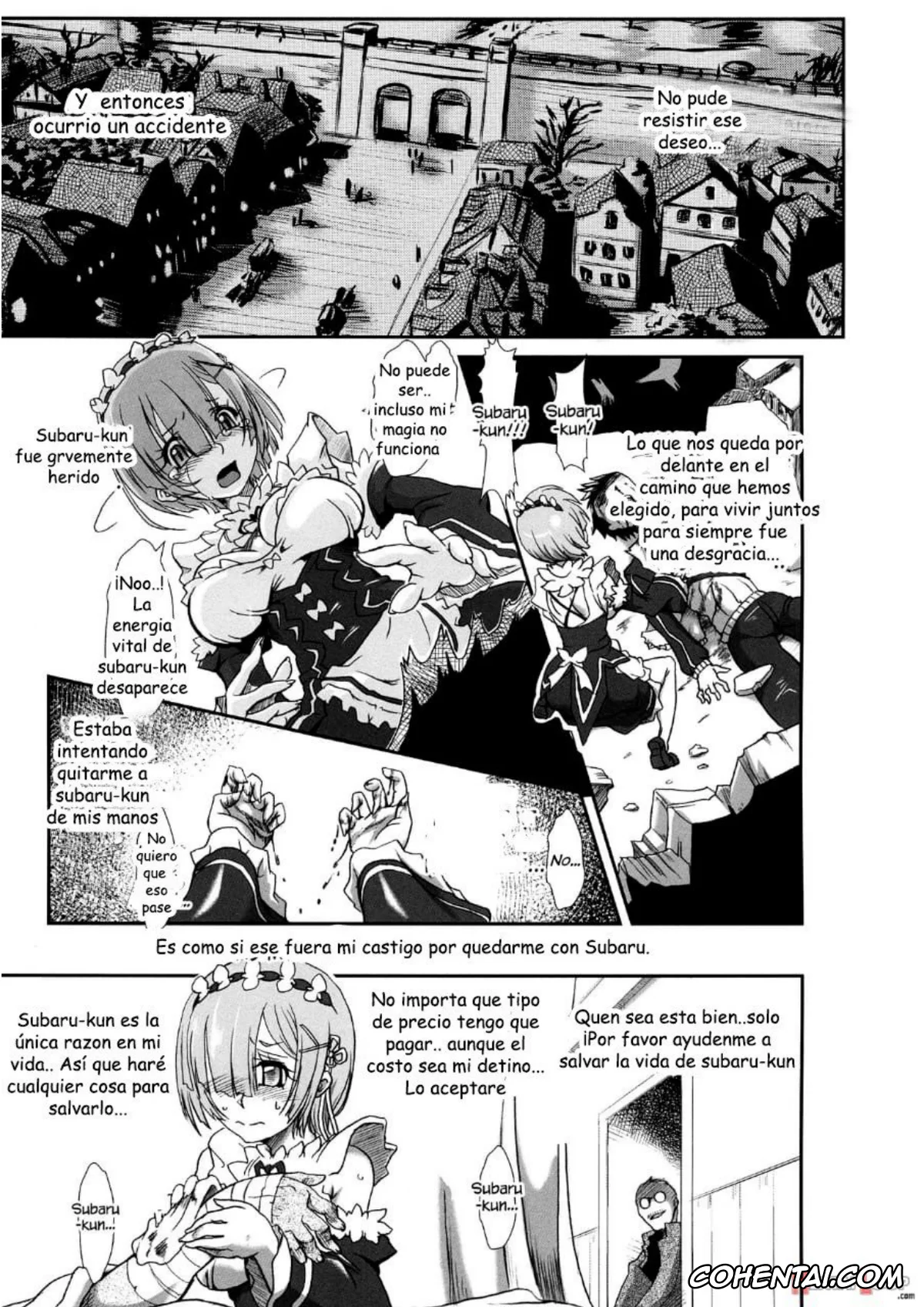 Re:Zero kara Hajimeru Isekai Seikatsu xxx, Rem xxx, Rem – Danshou – Natsuki Rem no Eromanga (Re:Zero kara Hajimeru Isekai Seikatsu), pagina 4