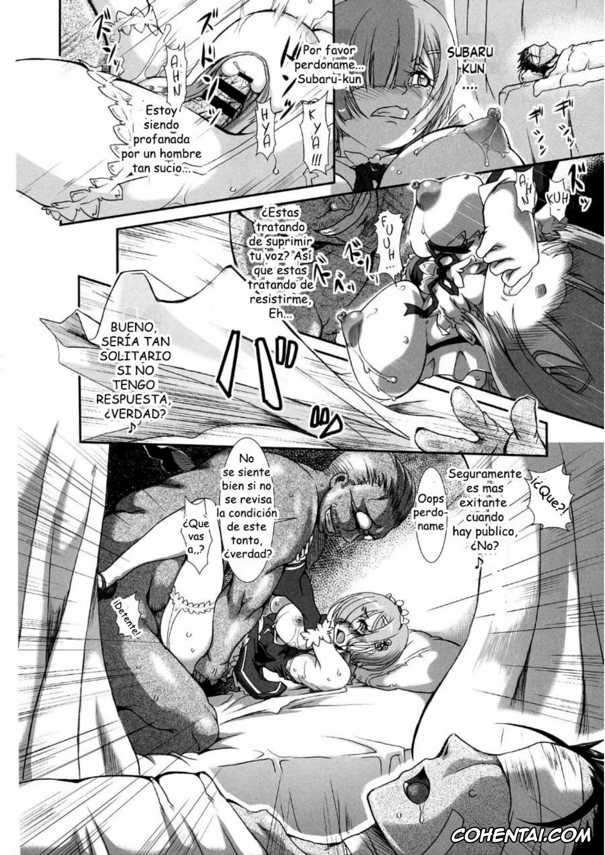 Re:Zero kara Hajimeru Isekai Seikatsu hentai, Rem hentai, Rem – Danshou – Natsuki Rem no Eromanga (Re:Zero kara Hajimeru Isekai Seikatsu), pagina 9