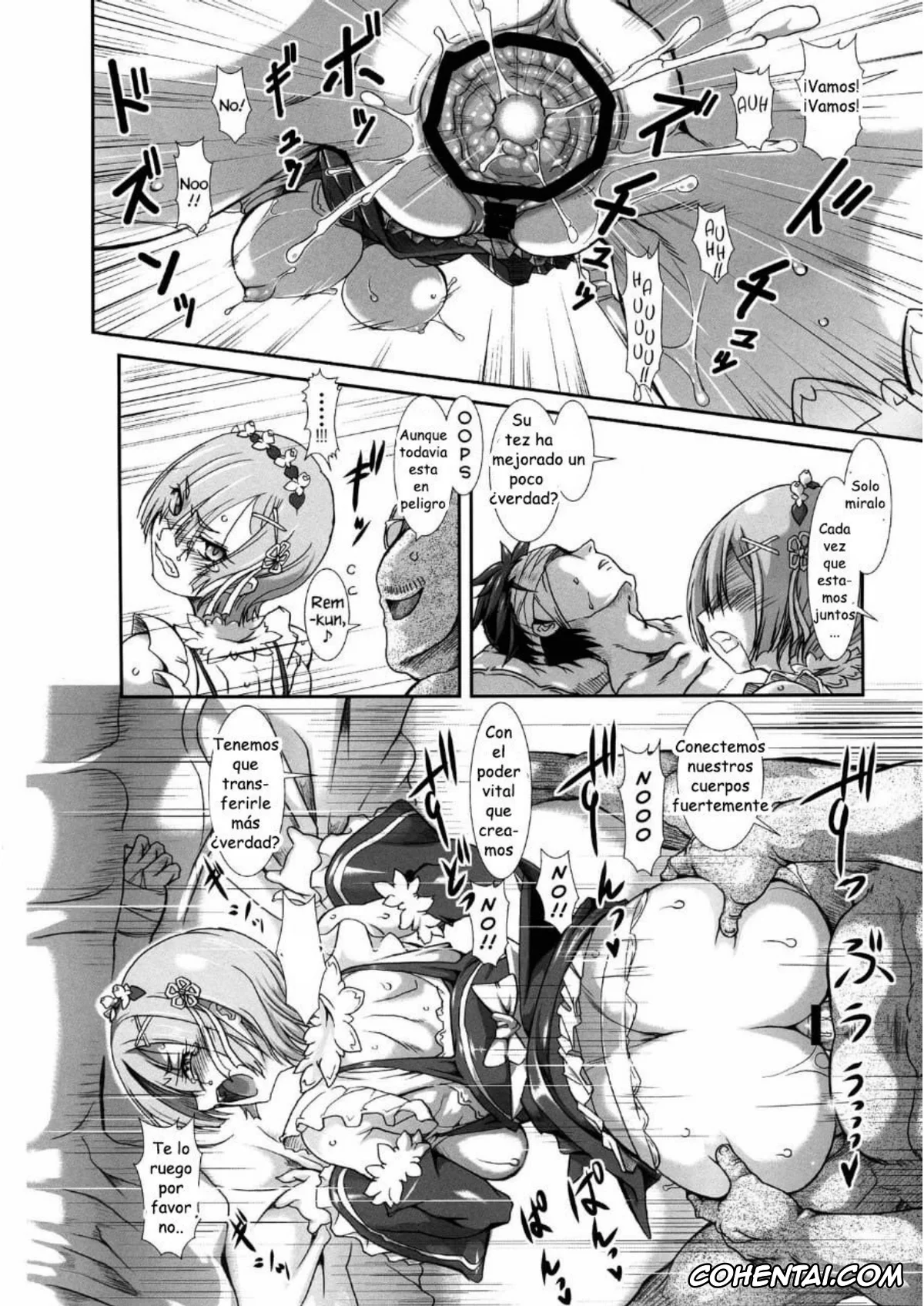 Re:Zero kara Hajimeru Isekai Seikatsu hentai, Rem hentai, Rem – Danshou – Natsuki Rem no Eromanga (Re:Zero kara Hajimeru Isekai Seikatsu), pagina 15