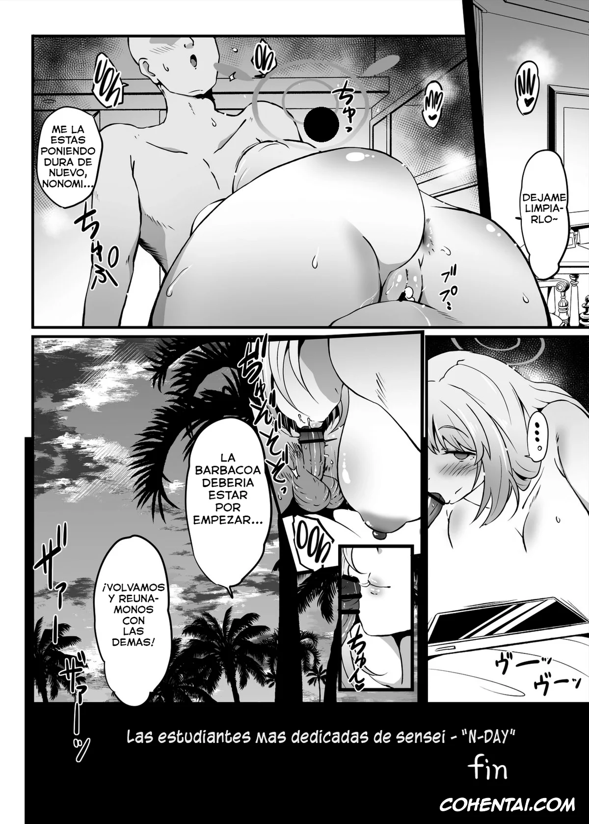 Blue Archive xxx, Nonomi Izayoi xxx, Sensei xxx, Zenkoutei Seito «N-DAY» (Blue Archive), pagina 19
