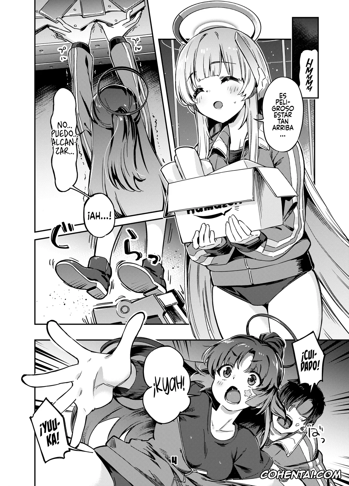 Blue Archive hentai, Koyuki Kurosaki hentai, Noa Ushio hentai, Sensei hentai, Sensei? Yuuka-chan ni wa Naisho desu yo (Blue Archive), pagina 3