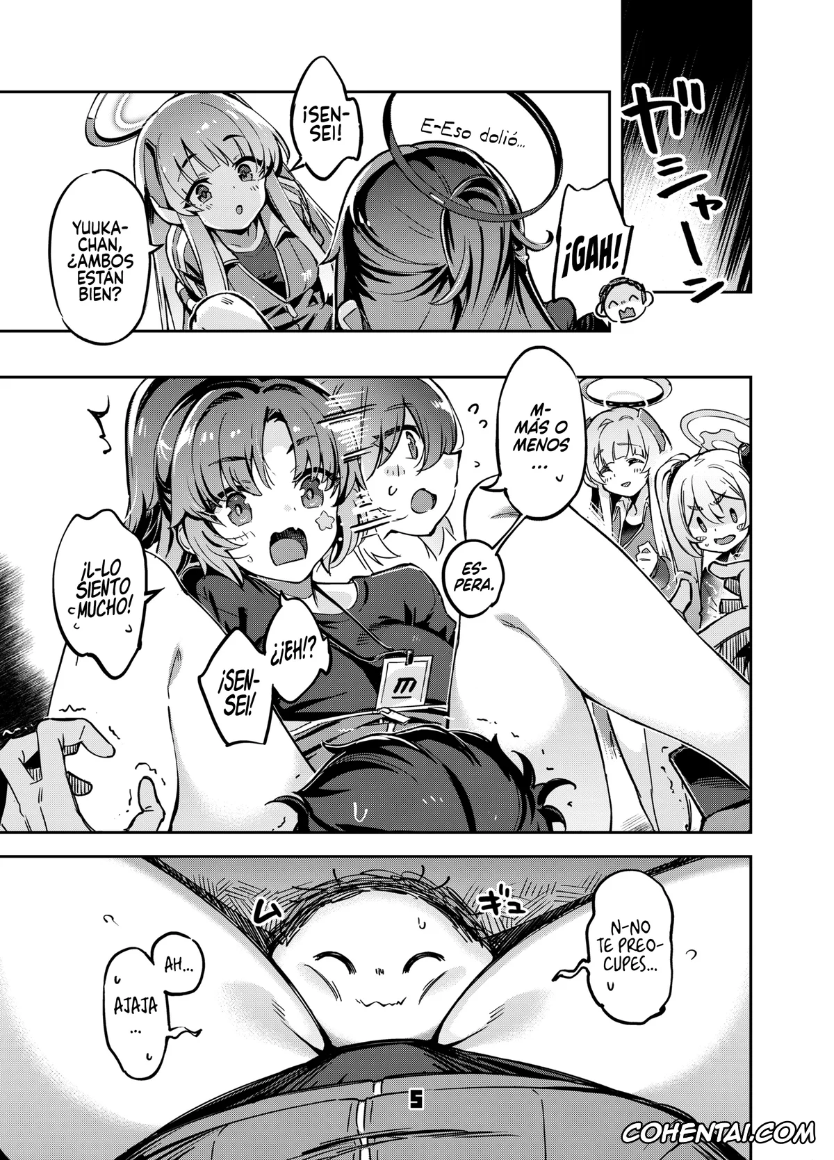 Blue Archive xxx, Koyuki Kurosaki xxx, Noa Ushio xxx, Sensei xxx, Sensei? Yuuka-chan ni wa Naisho desu yo (Blue Archive), pagina 4