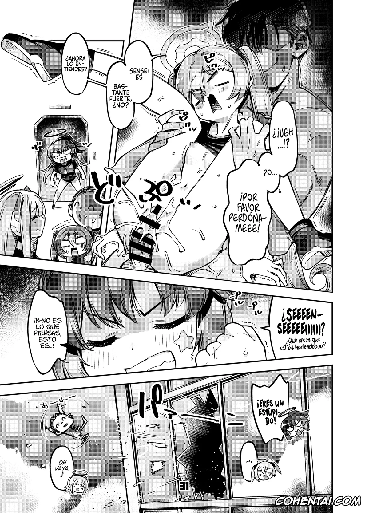Blue Archive hentai, Koyuki Kurosaki hentai, Noa Ushio hentai, Sensei hentai, Sensei? Yuuka-chan ni wa Naisho desu yo (Blue Archive), pagina 30
