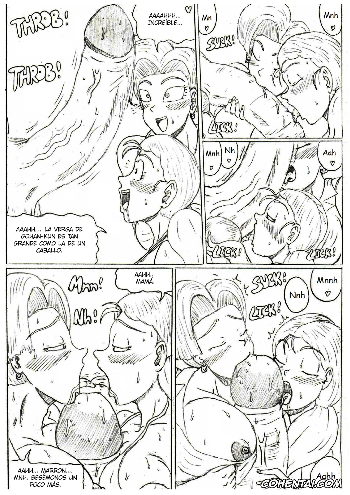 Dragon Ball Gt porno, Android 18 porno, Marron porno, Son Gohan porno, Dragon Ball NTR 9 – Daughter’s First Time (Dragonball GT), pagina 5