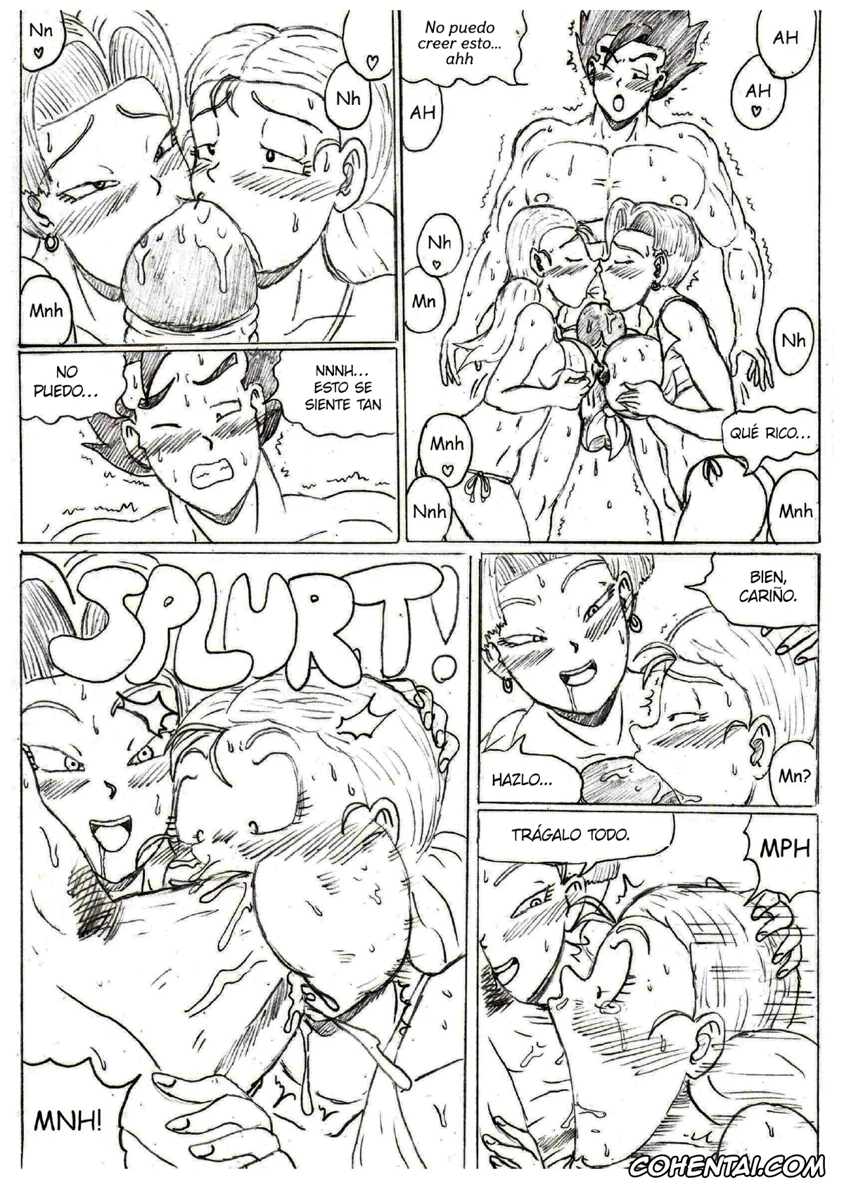 Dragon Ball Gt hentai, Android 18 hentai, Marron hentai, Son Gohan hentai, Dragon Ball NTR 9 – Daughter’s First Time (Dragonball GT), pagina 6