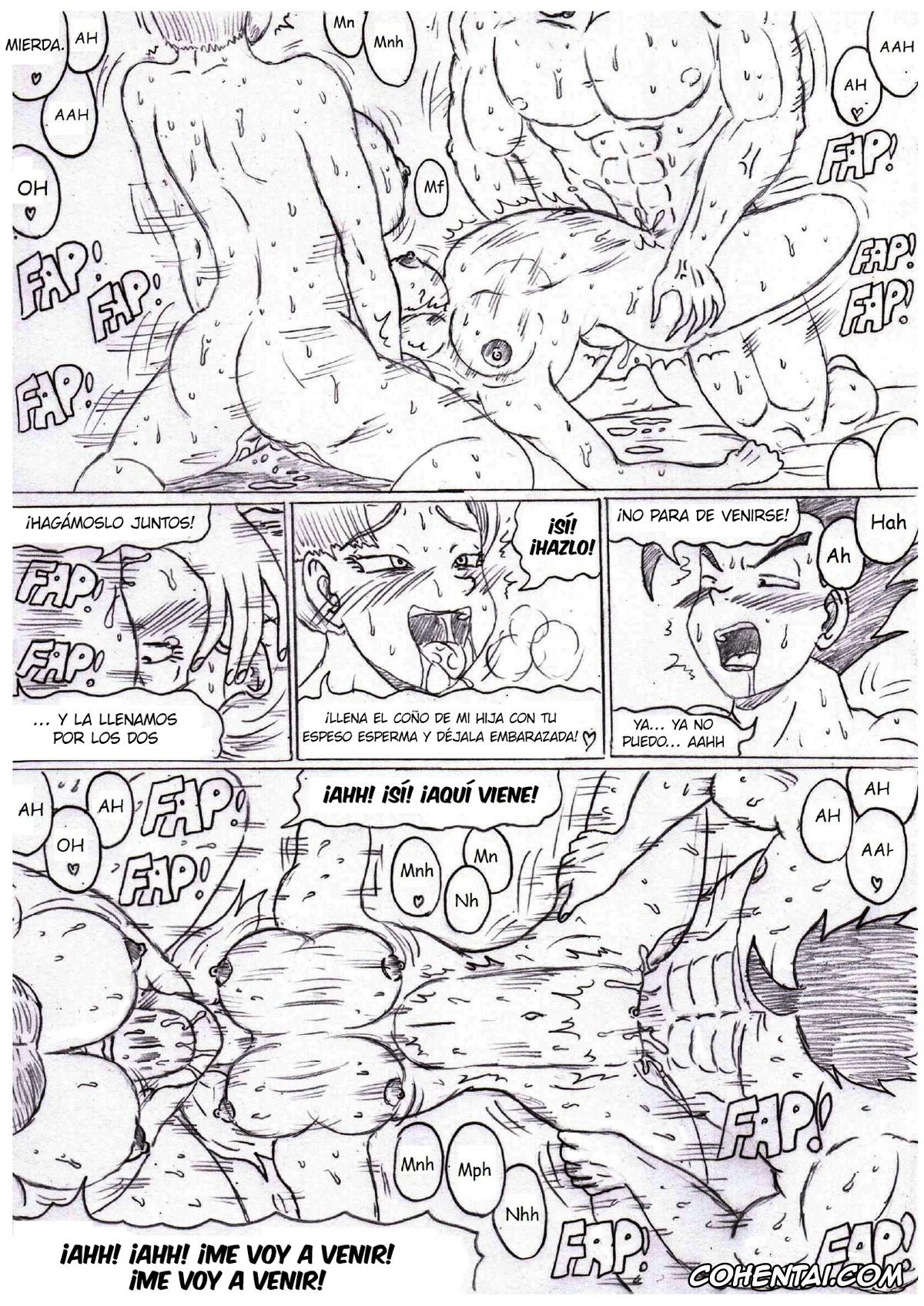 Dragon Ball Gt porno, Android 18 porno, Marron porno, Son Gohan porno, Dragon Ball NTR 9 – Daughter’s First Time (Dragonball GT), pagina 14