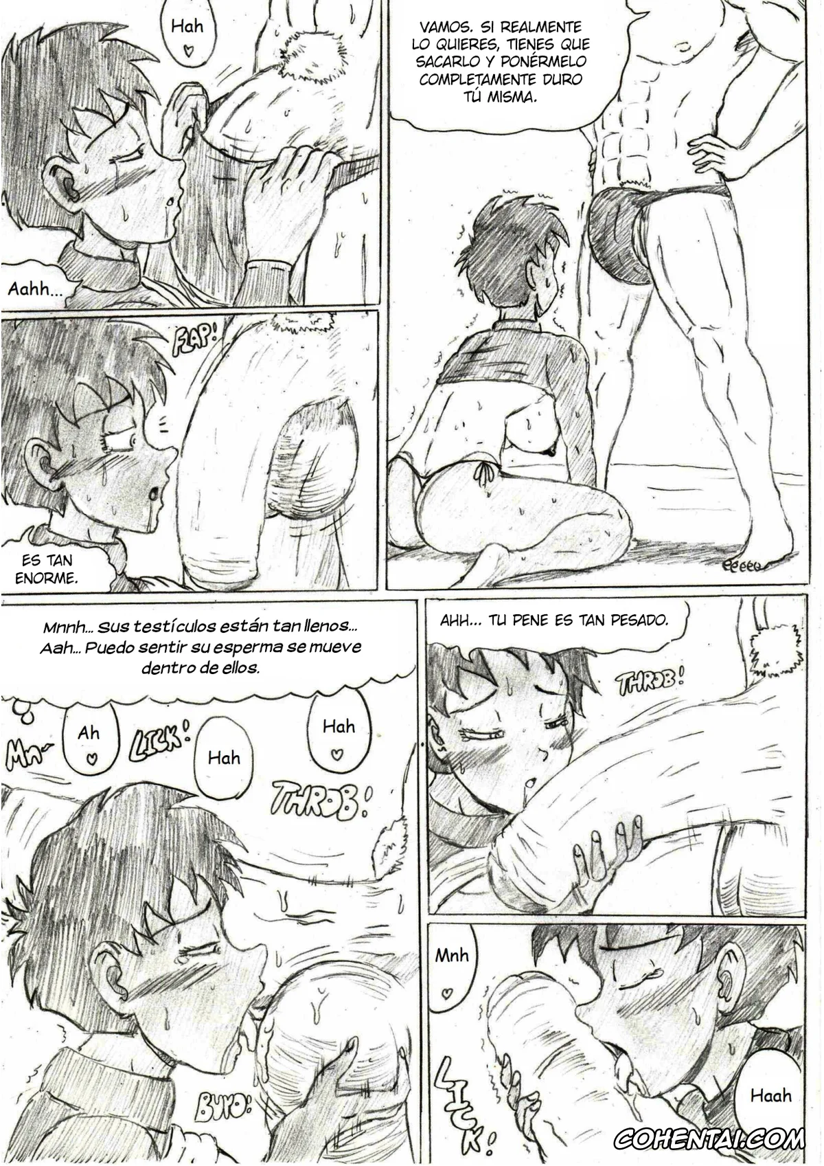 Dragon Ball Z xxx, Sharpner xxx, Videl xxx, Dragon Ball NTR 11 – Sunset (Dragon Ball), pagina 10