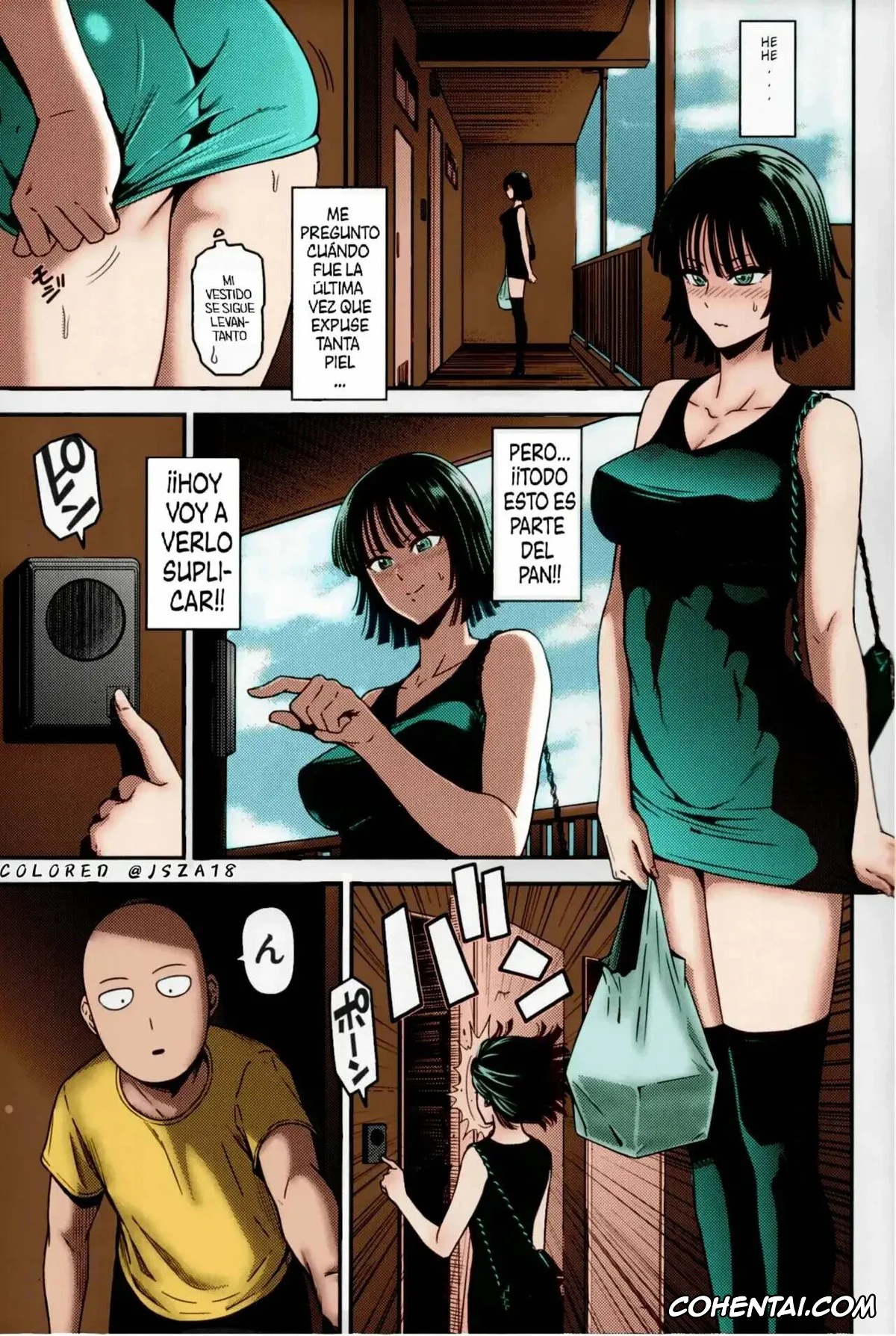 One Punch Man porno, Jigoku no Fubuki porno, Saitama porno, ONE-HURRICANE 6 (One Punch Man), pagina 2