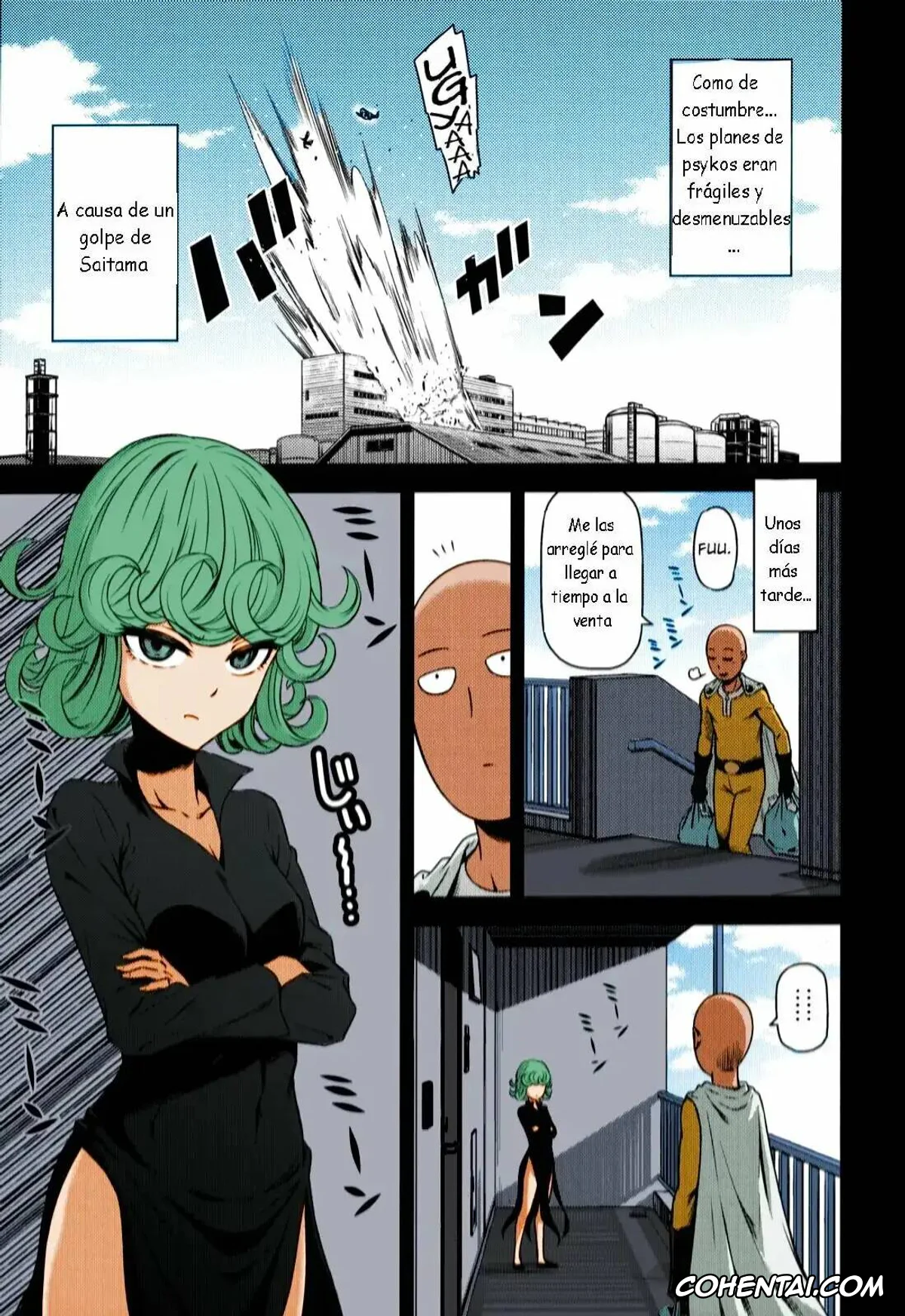 One Punch Man porno, Jigoku no Fubuki porno, Saitama porno, Senritsu No Tatsumaki porno, ONE-HURRICANE 4 (One Punch Man), pagina 2