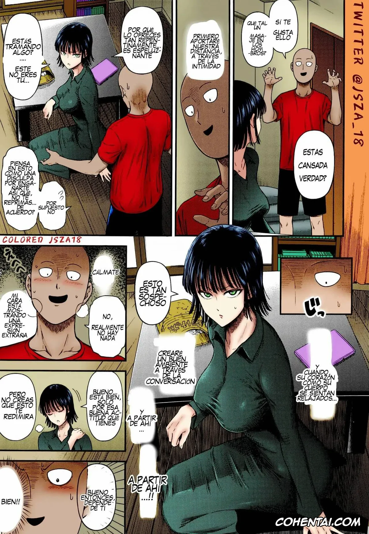 One Punch Man porno, Jigoku no Fubuki porno, Saitama porno, ONE-HURRICANE 6.5 (One Punch Man), pagina 8