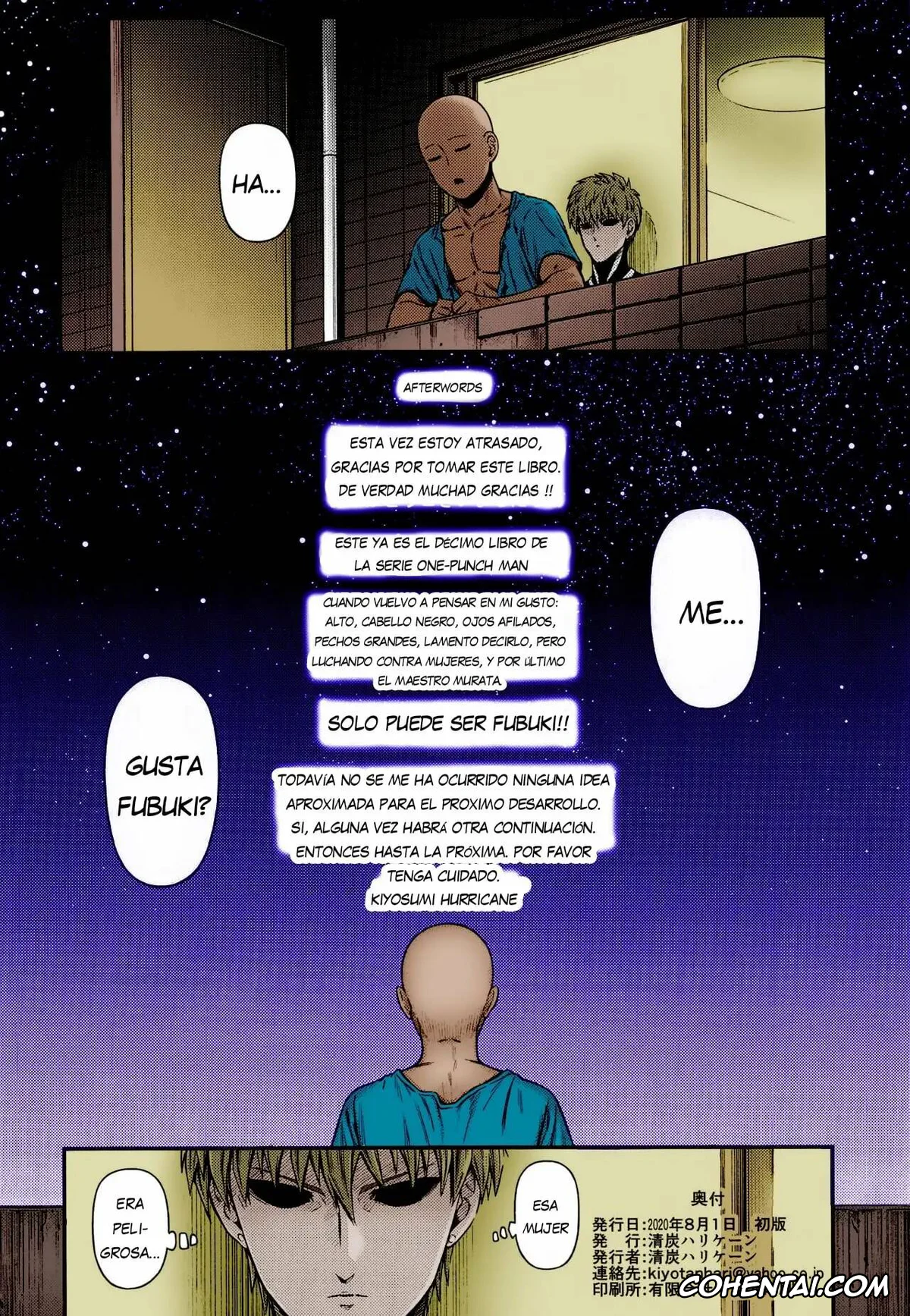 One Punch Man porno, Jigoku no Fubuki porno, Saitama porno, ONE-HURRICANE 6.5 (One Punch Man), pagina 41