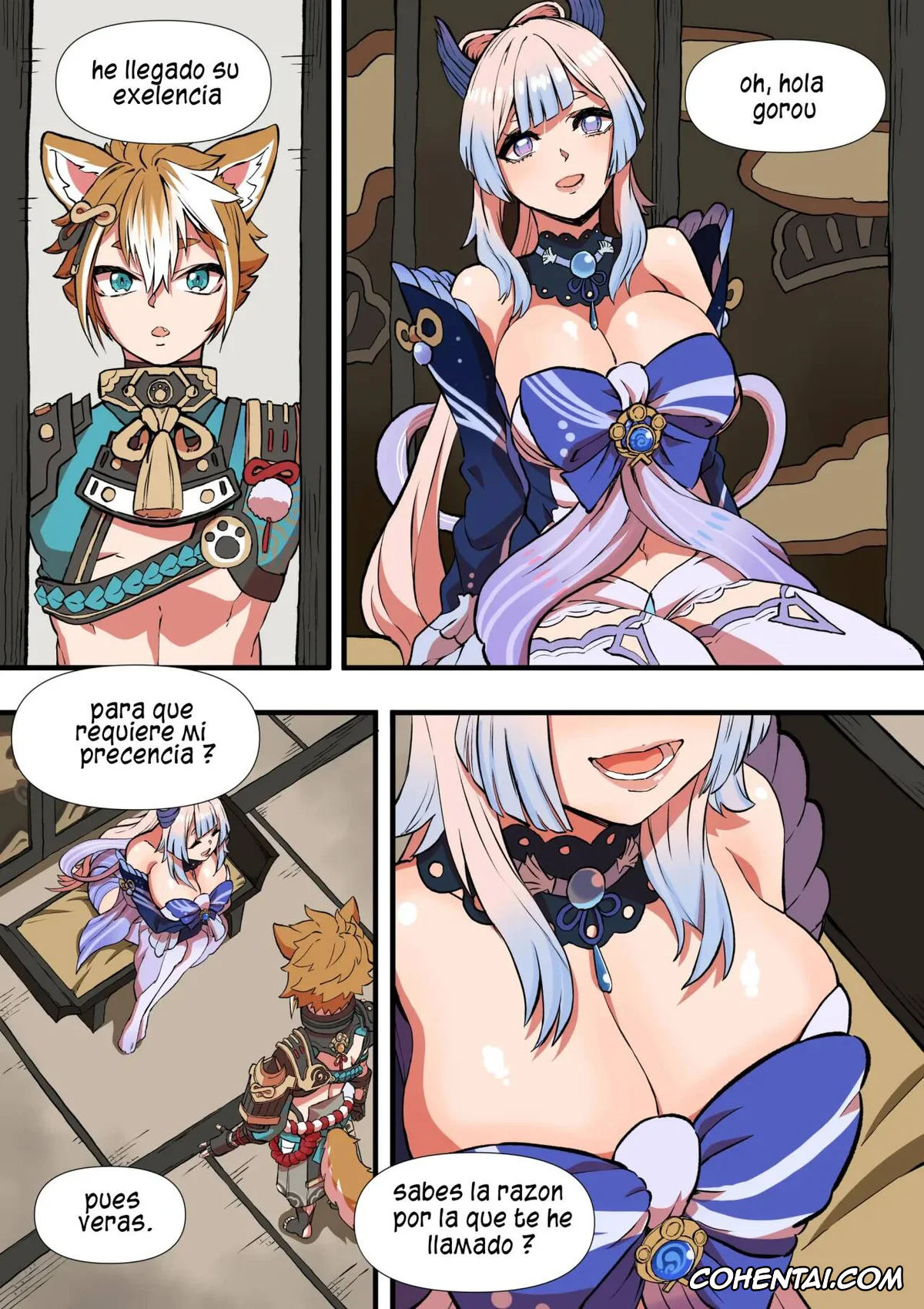 Genshin Impact xxx, Gorou xxx, Kokomi Sangonomiya xxx, The Gratitude Of Watatsumi Maiden (Genshin Impact), pagina 4