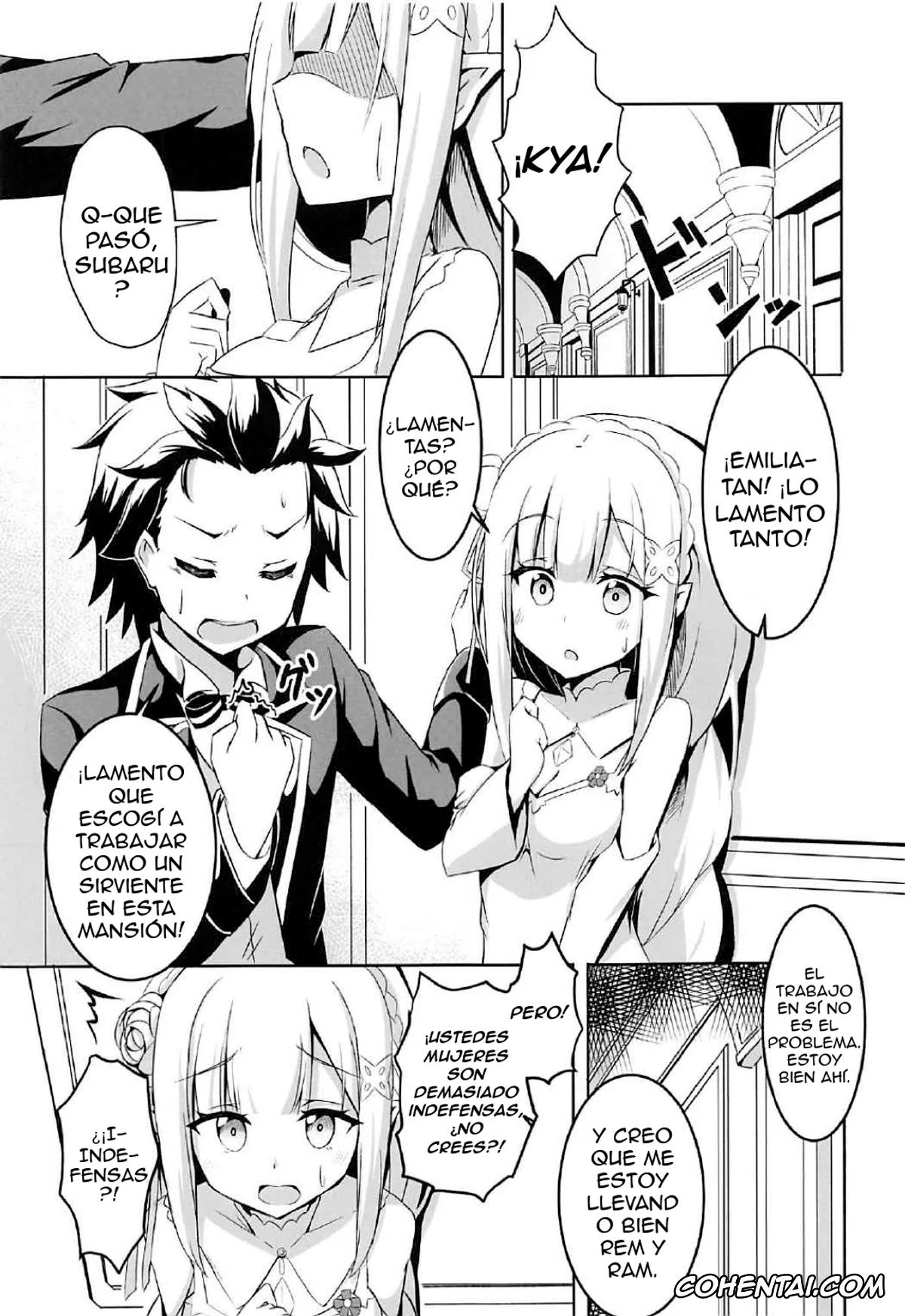 Re:Zero kara Hajimeru Isekai Seikatsu porno, Emilia porno, Subaru Natsuki porno, Uchi no Heroine Chouzetsu Choroin (Re:Zero kara Hajimeru Isekai Seikatsu), pagina 2