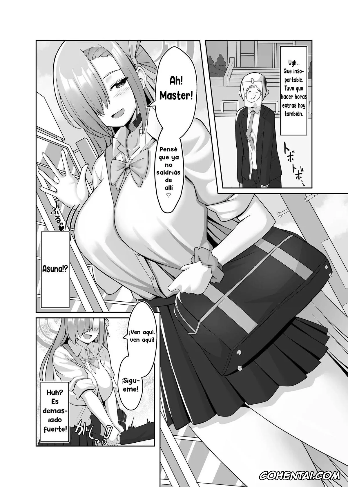 Blue Archive porno, Asuna Ichinose porno, Sensei porno, Ichinose Asuna to Sukebe Suru Hon (Blue Archive), pagina 2