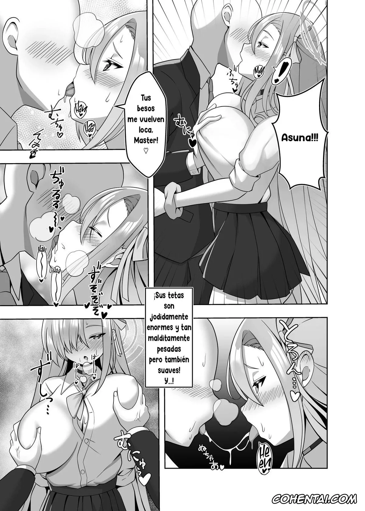 Blue Archive xxx, Asuna Ichinose xxx, Sensei xxx, Ichinose Asuna to Sukebe Suru Hon (Blue Archive), pagina 4