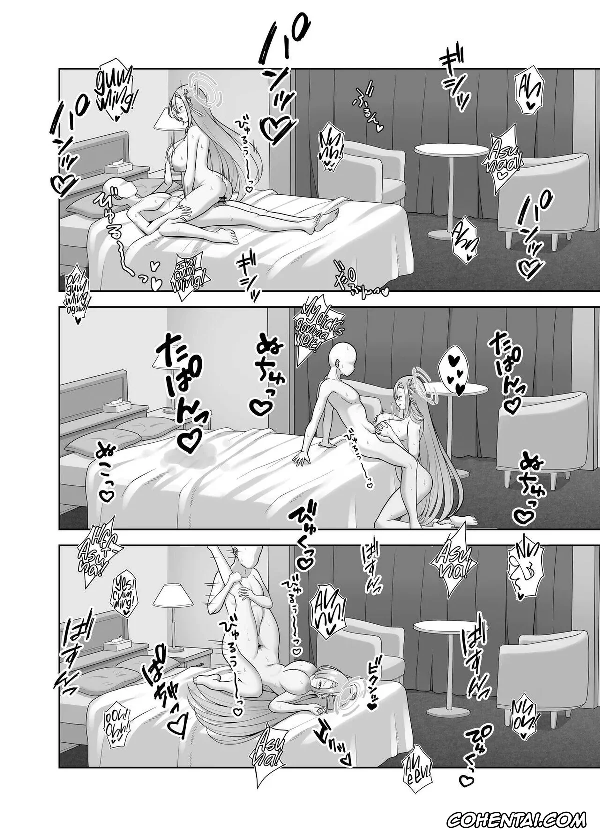 Blue Archive xxx, Asuna Ichinose xxx, Sensei xxx, Ichinose Asuna to Sukebe Suru Hon (Blue Archive), pagina 19